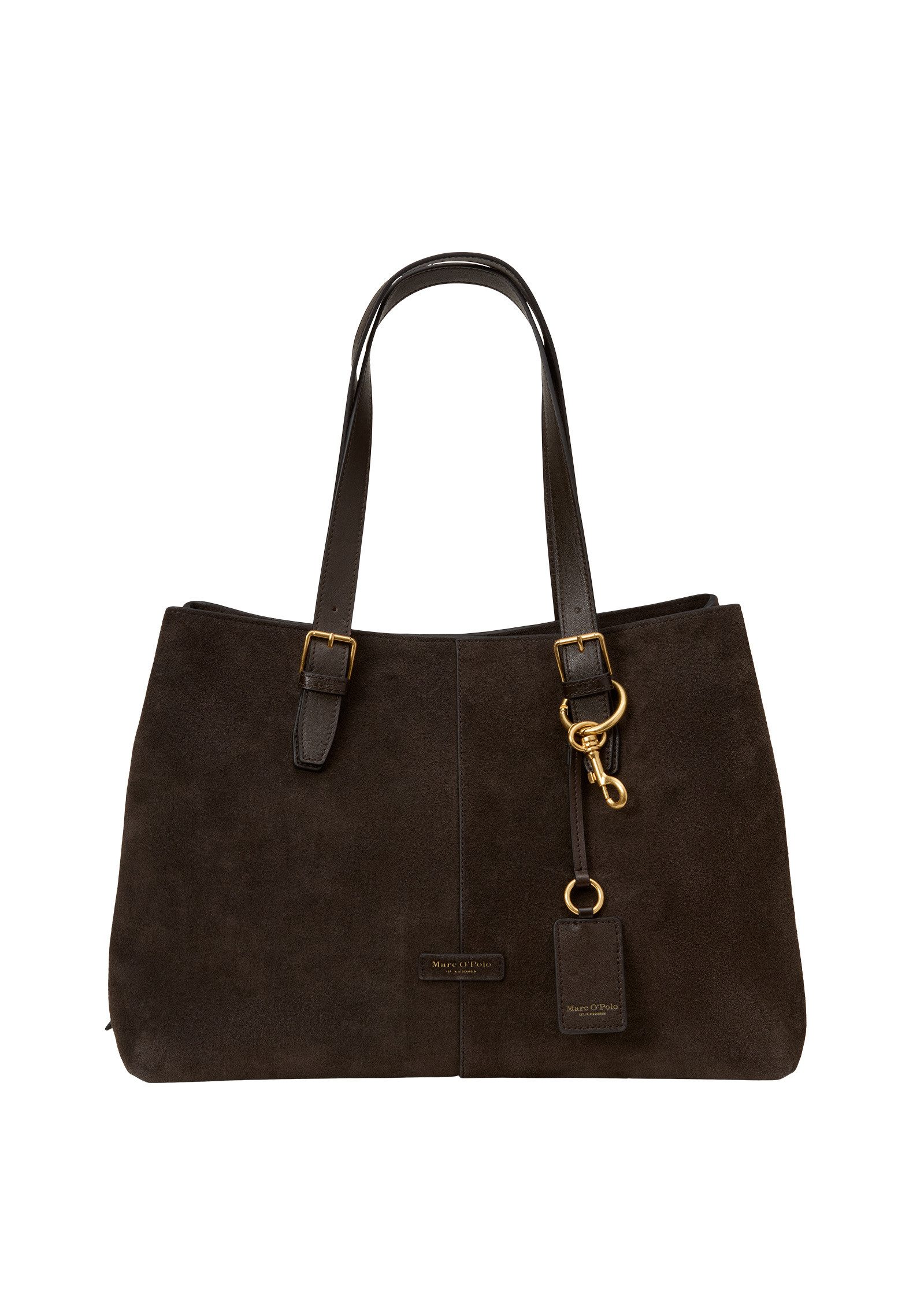 Marc O'Polo Shopper aus weichem Velours-Rindleder