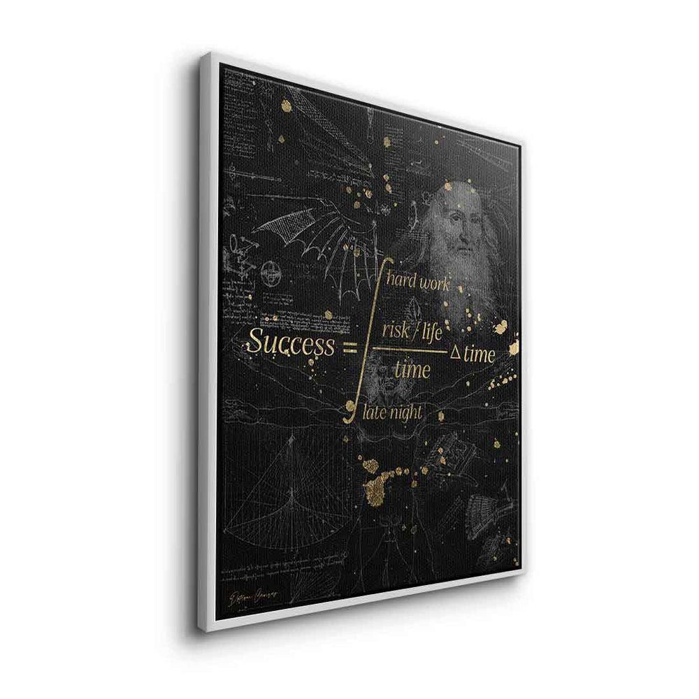 silberner Silber | Leinwandbild Rahmen DOTCOMCANVAS®