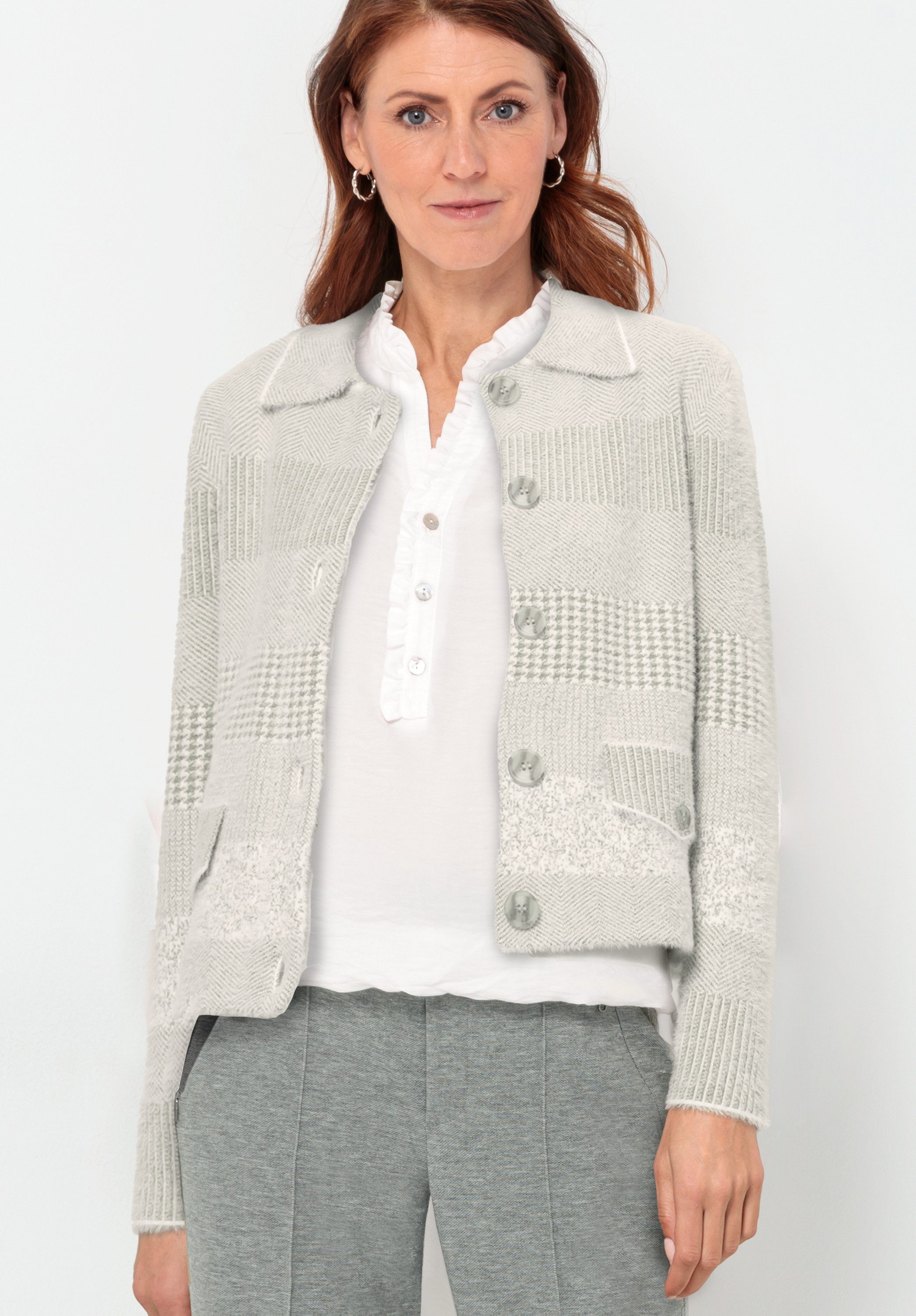 bianca Strickjacke BESS aus weichem gemusterten günstig online kaufen