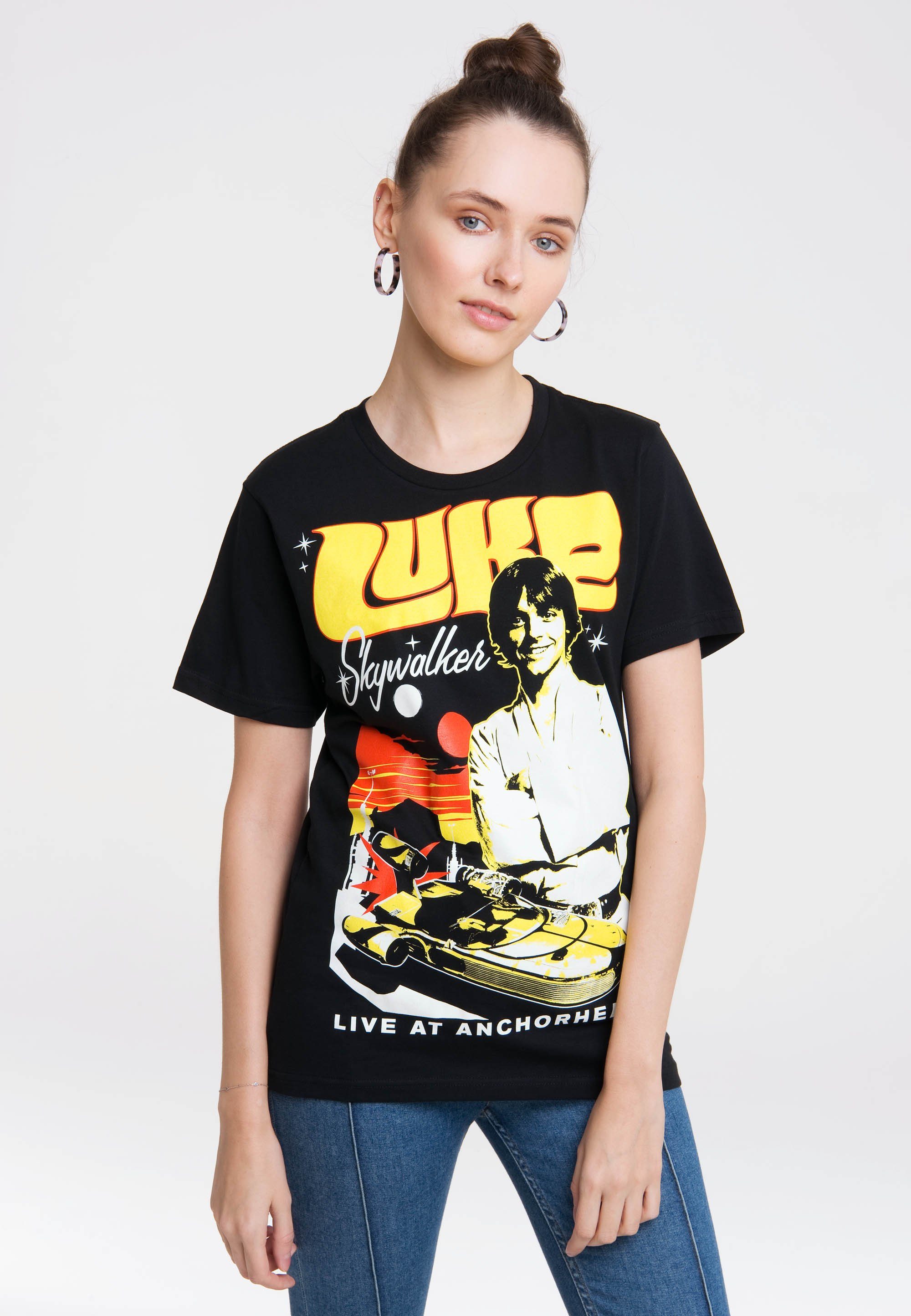 Luke Design Wars mit LOGOSHIRT Star lizenziertem - Skywalker T-Shirt