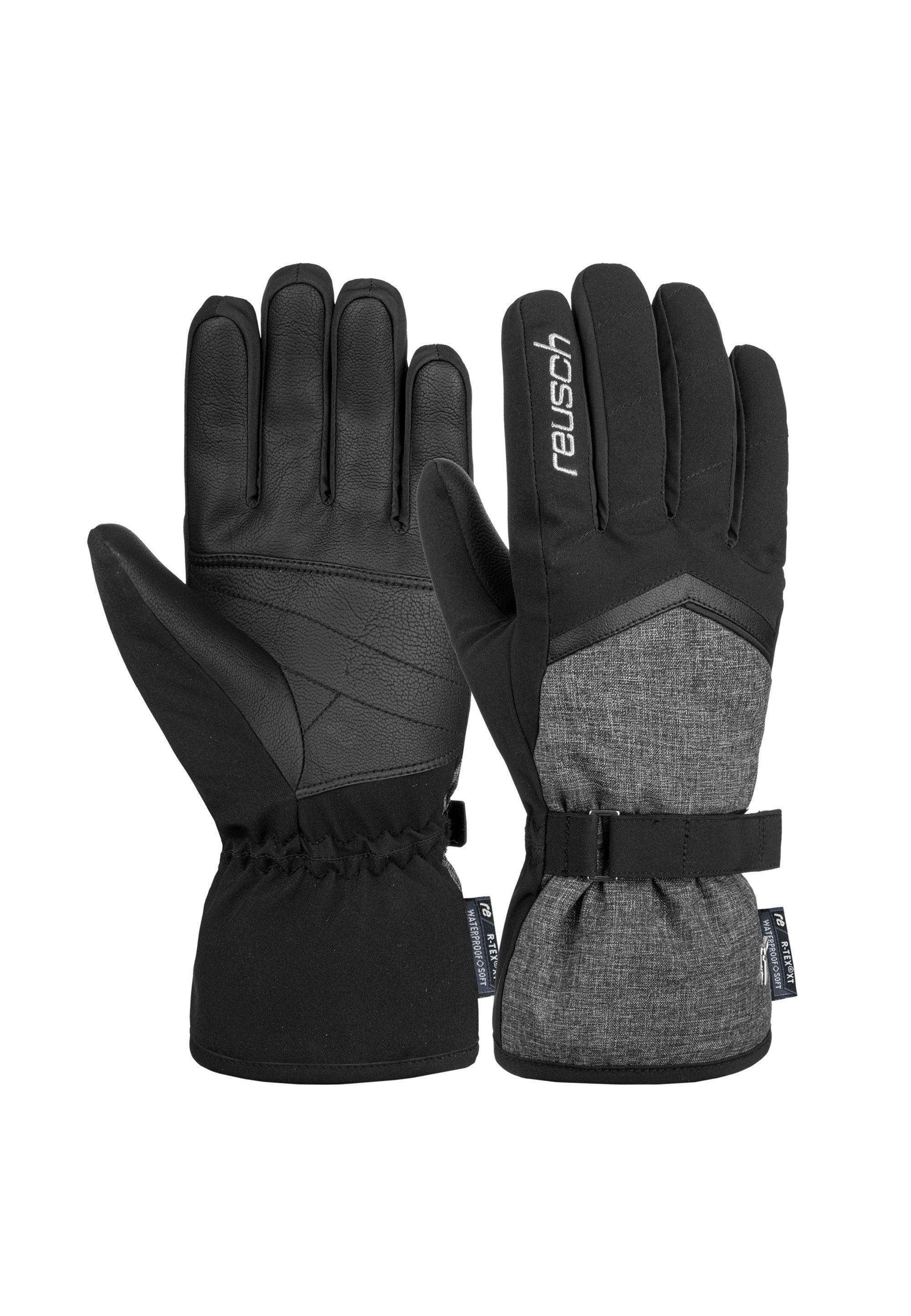 innovativer Reusch schwarz-grau XT Moni mit R-TEX® Skihandschuhe Insert-Membran