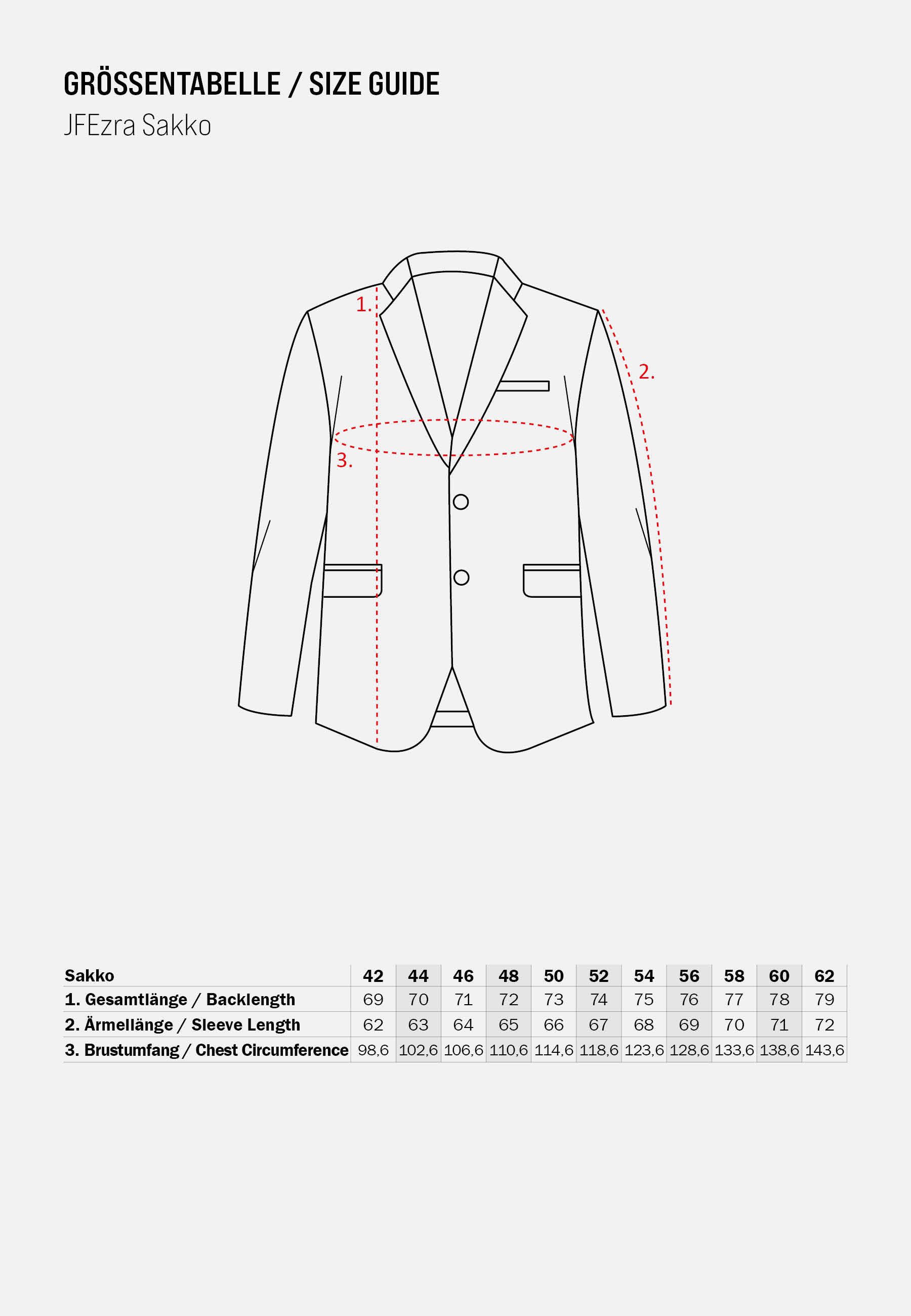 Jeff Anzugsakko Herren JFEzra Sakko Herrensakko Jacket mit schmal geschnittenem Revers