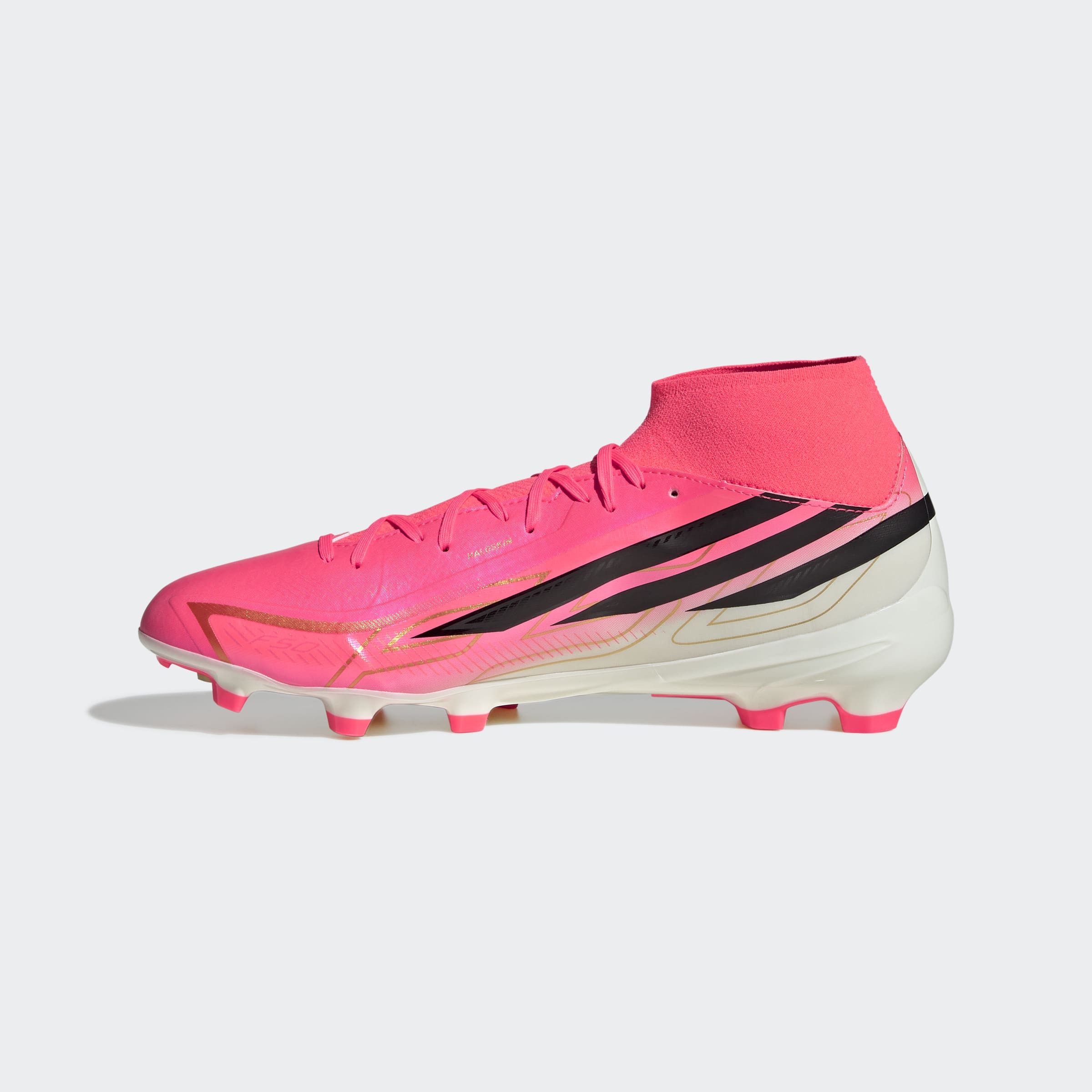 adidas Performance F50 HYPERFAST LEAGUE, MITTELHOCH, FESTE BÖDEN Fußballschuh für Rasen und feste Böden, gespielt bei der Weltmeisterschaft 2026