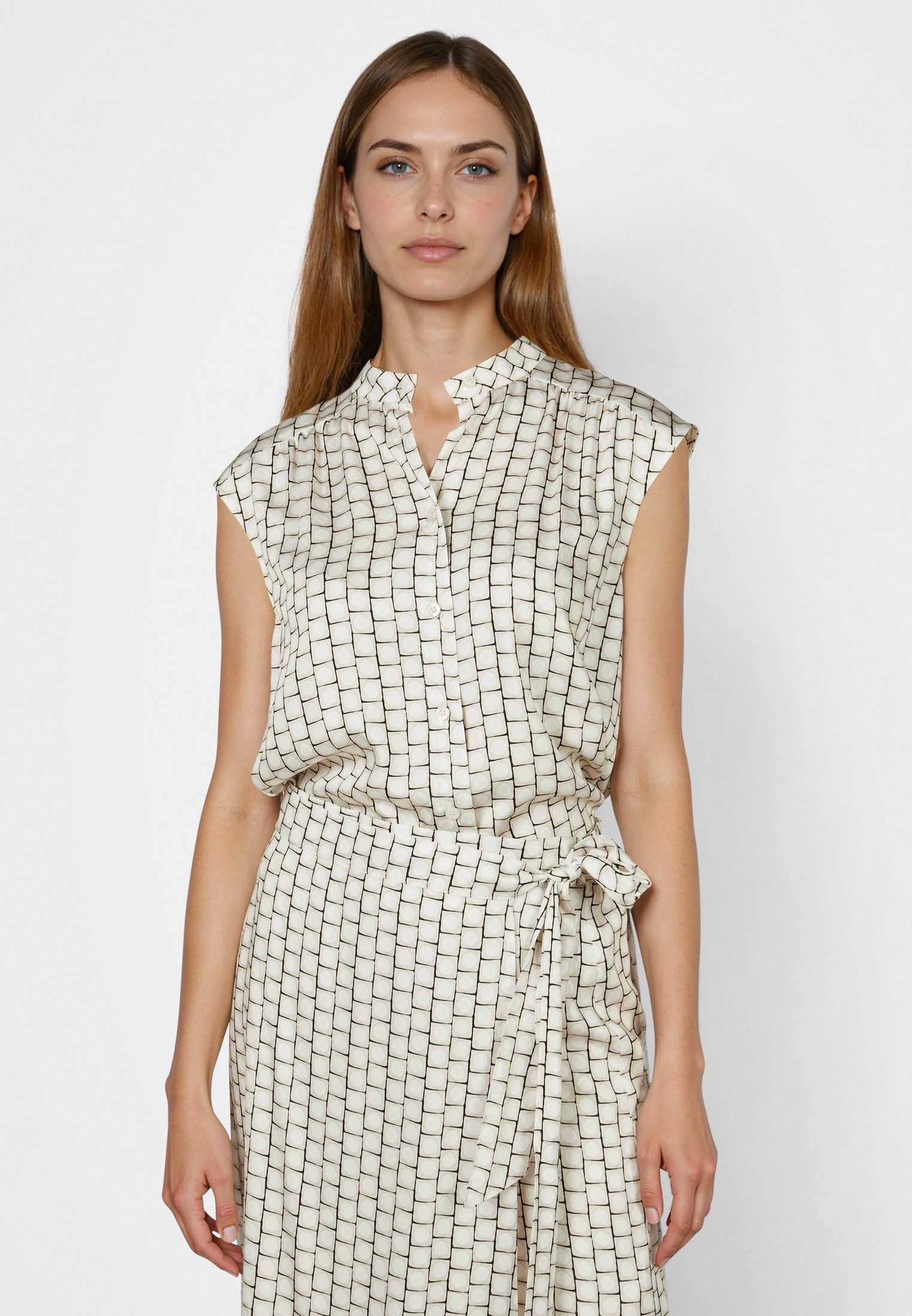 MARC AUREL Druckbluse mit grafischem Print