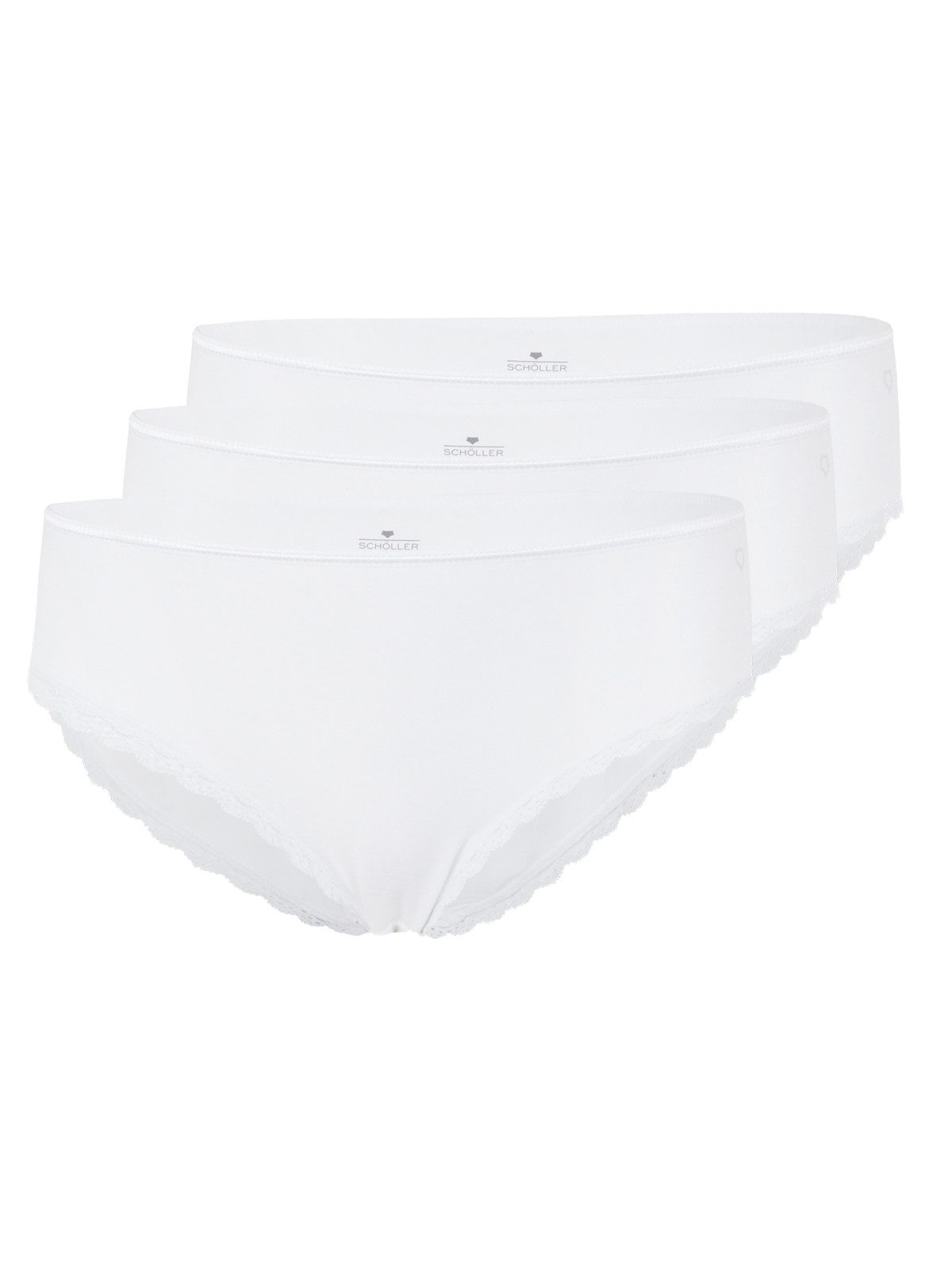 Hüftslip 3er Pack Damen Hüftslip Viskose