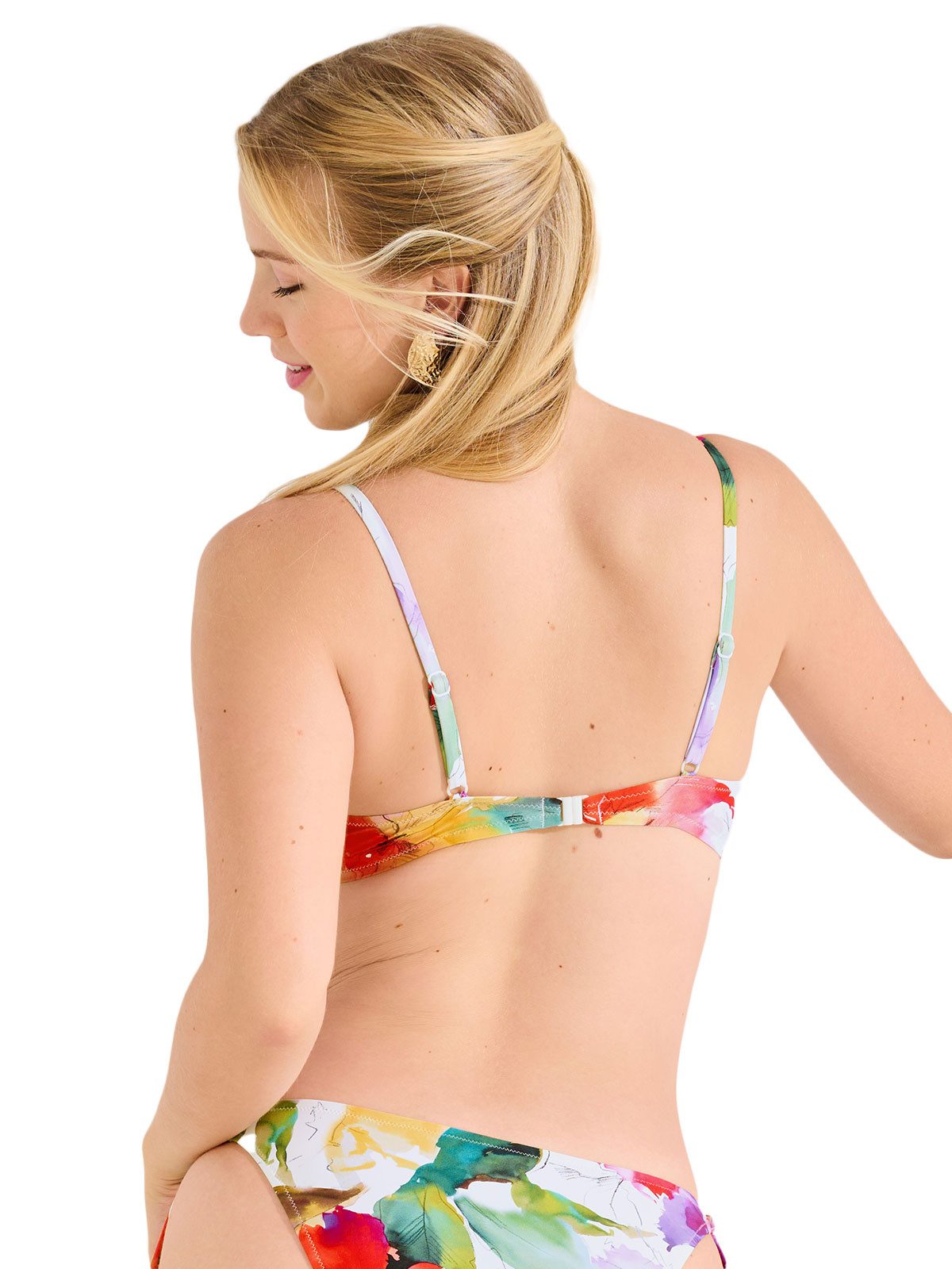 Lisca Balconette-Bikini-Top Push up Bikini Top Roma (Stück, 1-St), Push up Effekt, Floral, Mikrofaser