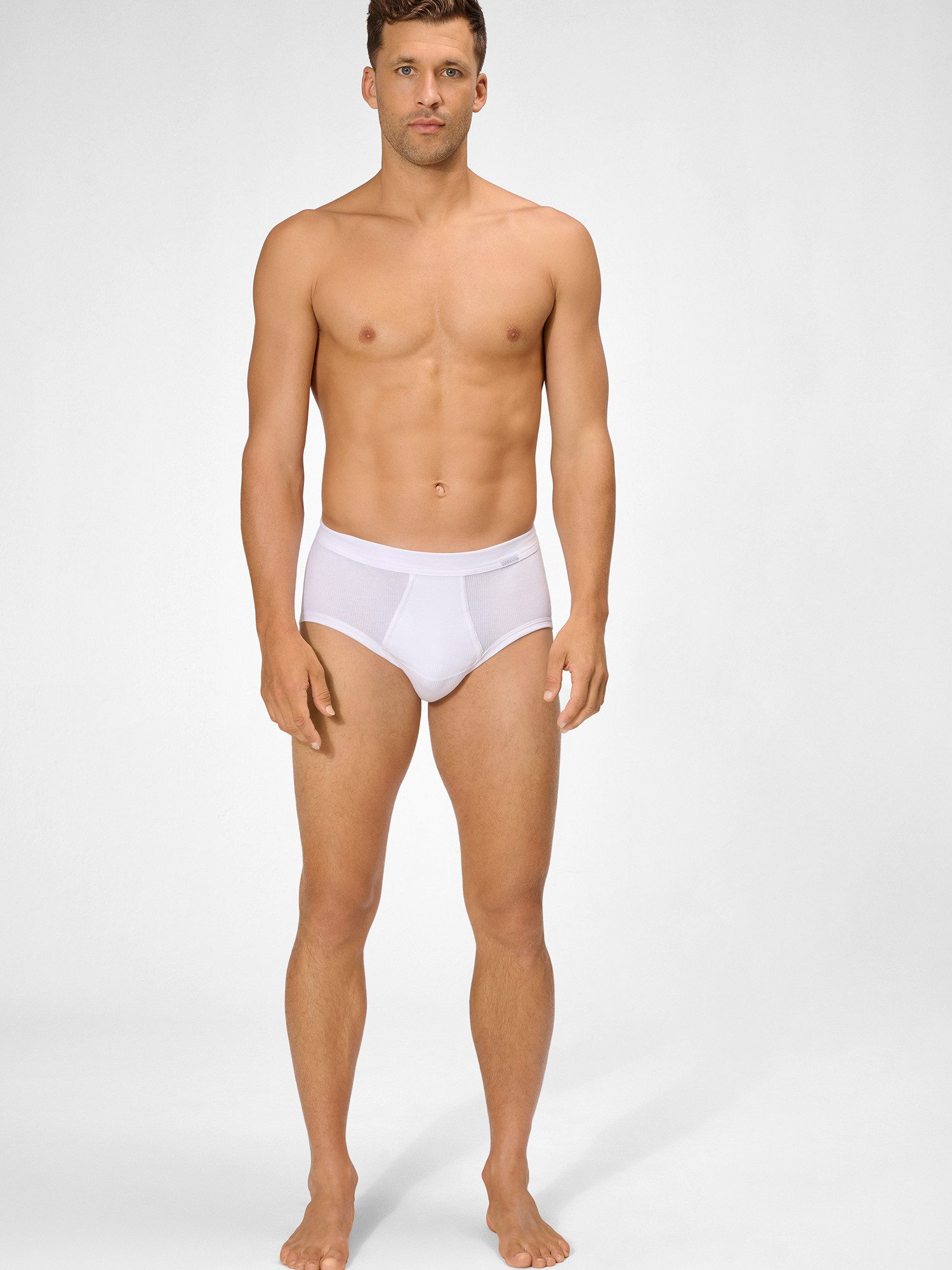 Ammann Slip Org 433 Doppelripp mE Unterhose, Basic Slip, Slip