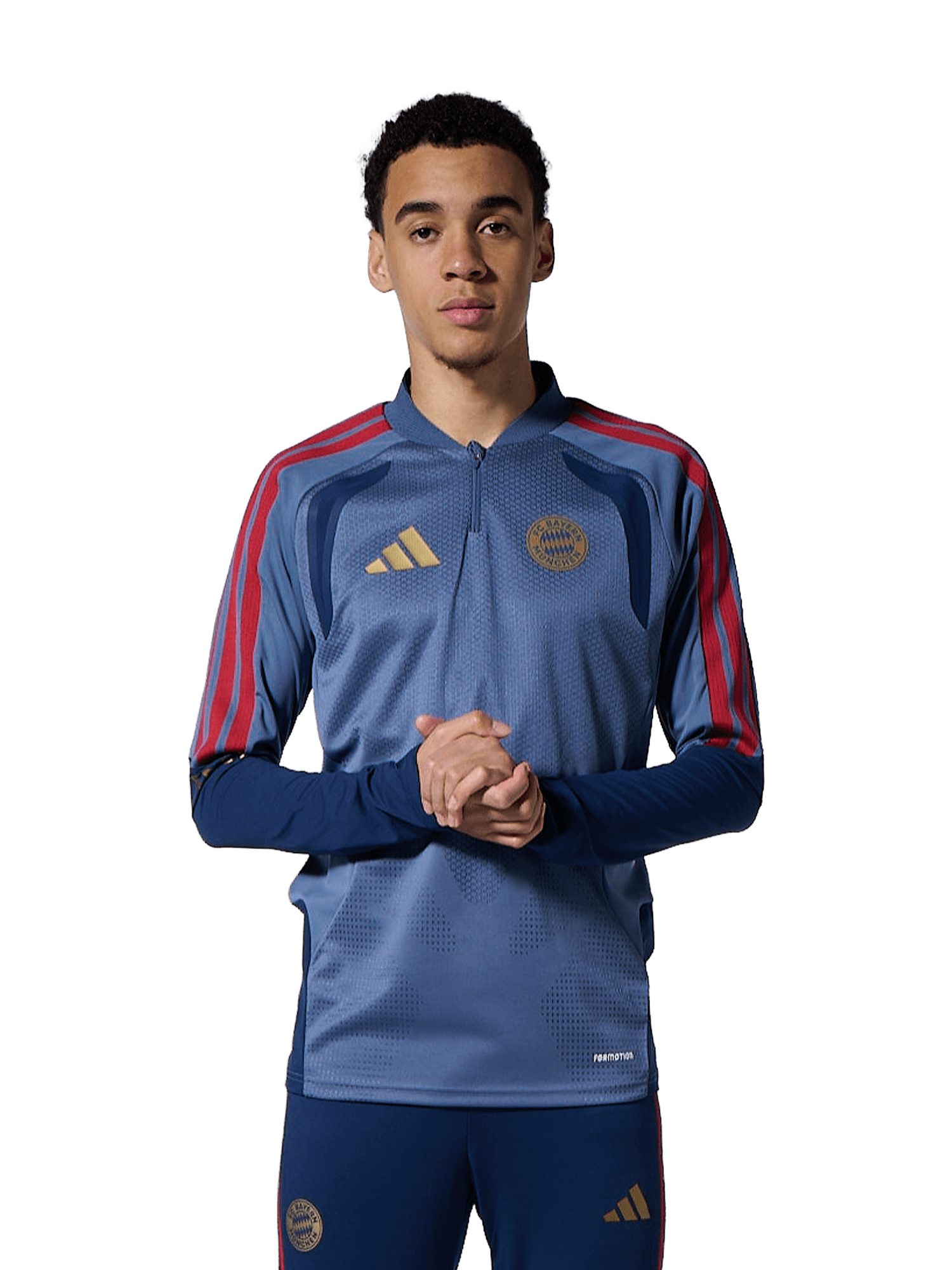 adidas Performance Sweatshirt FC Bayern München, Authentic Trainingstop Teamline, Herren, Blau