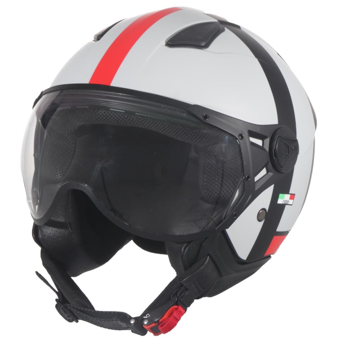 Vito Helmets Motorradhelm VITO MODA, Jethelm, Pilothelm, Rollerhelm, viele Farben, kurzes Visier