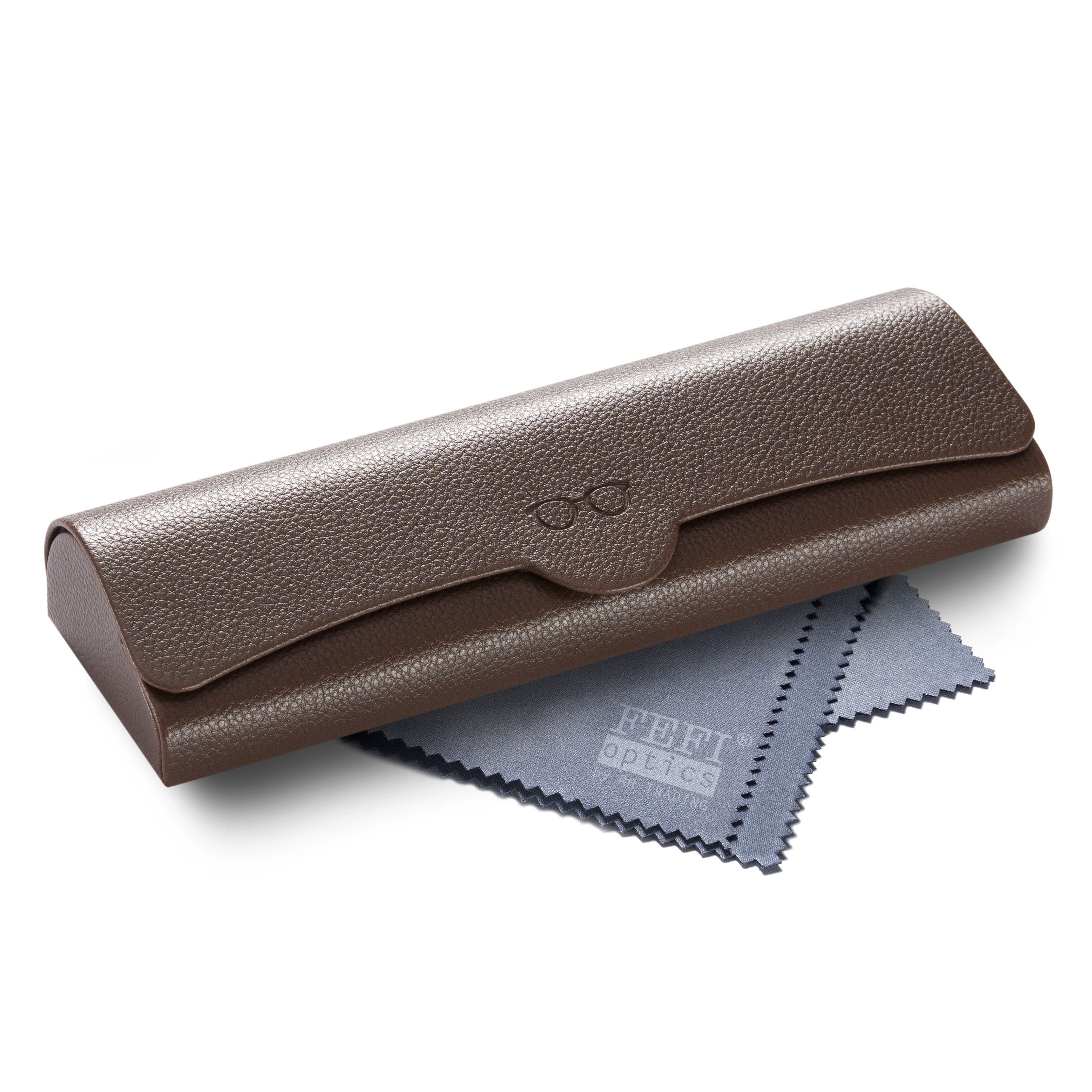 Brillenetui Hardcase (Metalletui) mit Kunstleder und Magnetverschluss