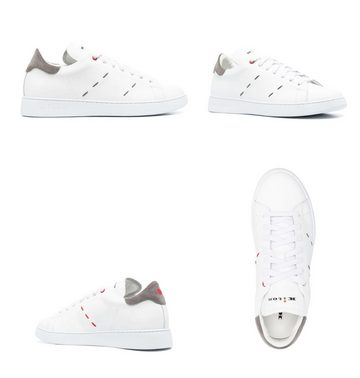 Kiton KITON Top-Stitched Leather Ciro Paone Sneakers Runners Schuhe Shoes Tr Sneaker