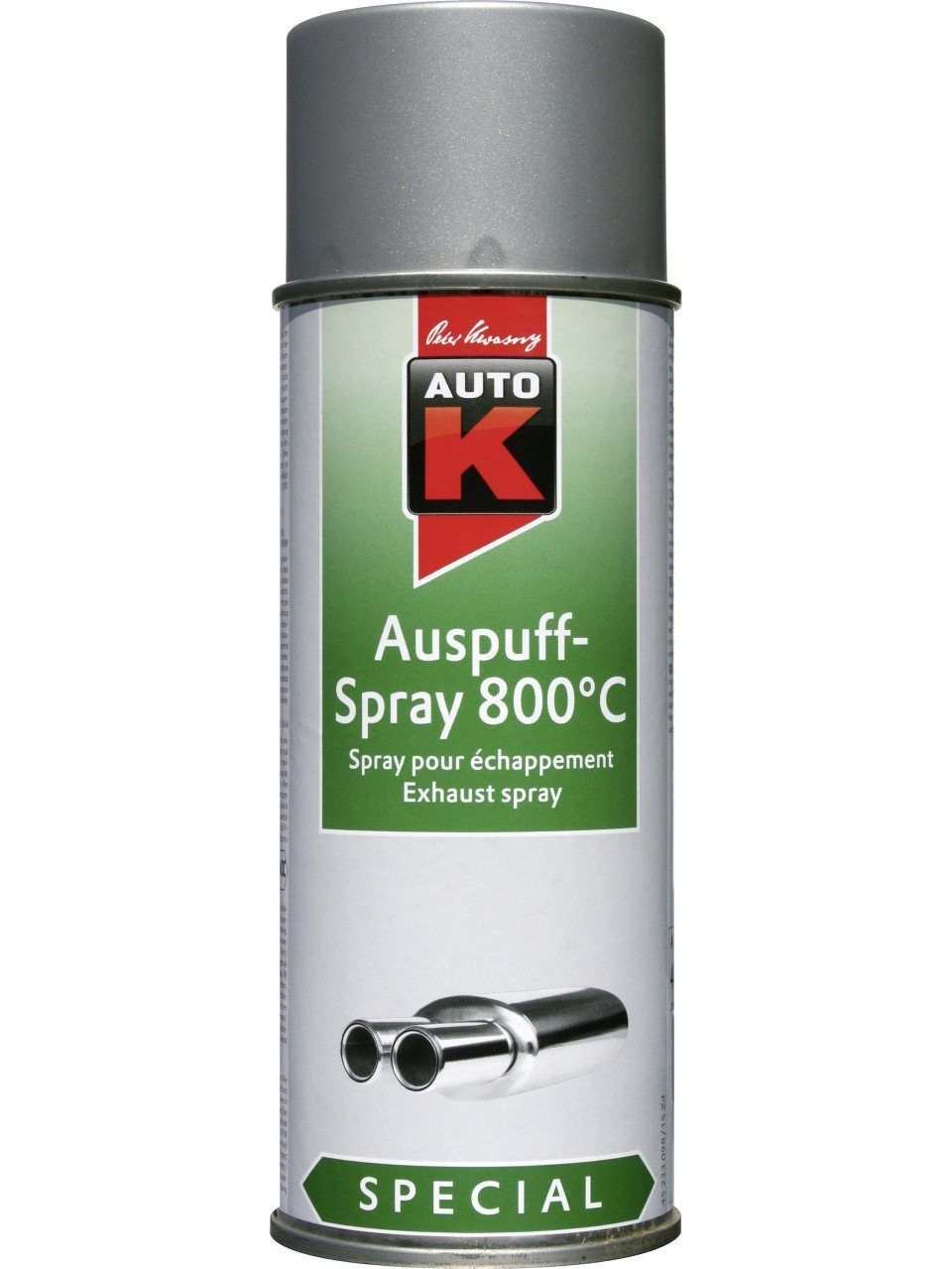Spezial Auto-K Lack Auspuff-Spray 800°C 400ml Auto-K silber