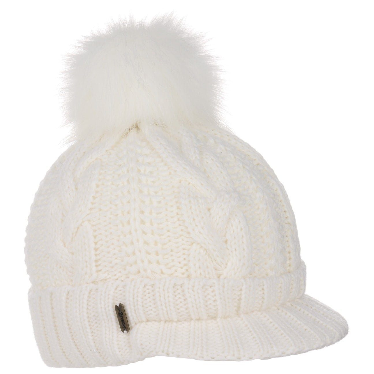 McBurn Bommelmütze (1-St) Beanie mit Schirm, günstig online kaufen