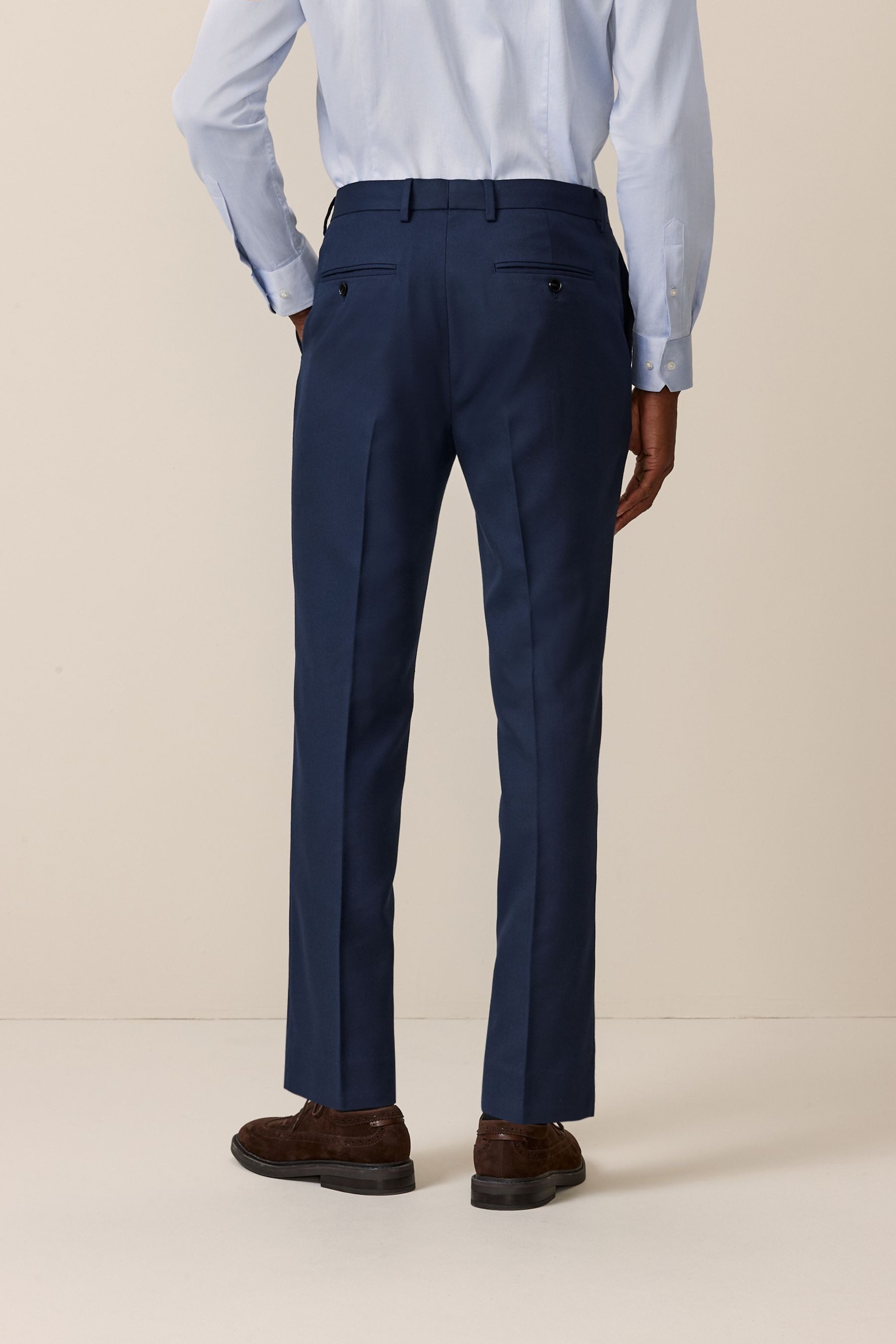 Next Anzughose Strukturierter Anzug: Slim Fit Hose (1-tlg)