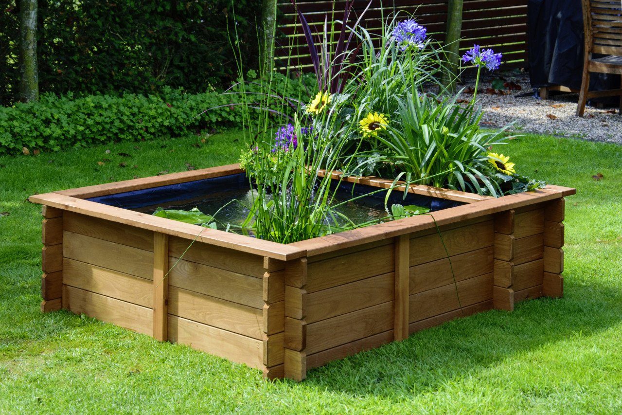 dobar Teichfolie Dobar Hochteich Maxime als Hochbeet nutzbar, 150 x