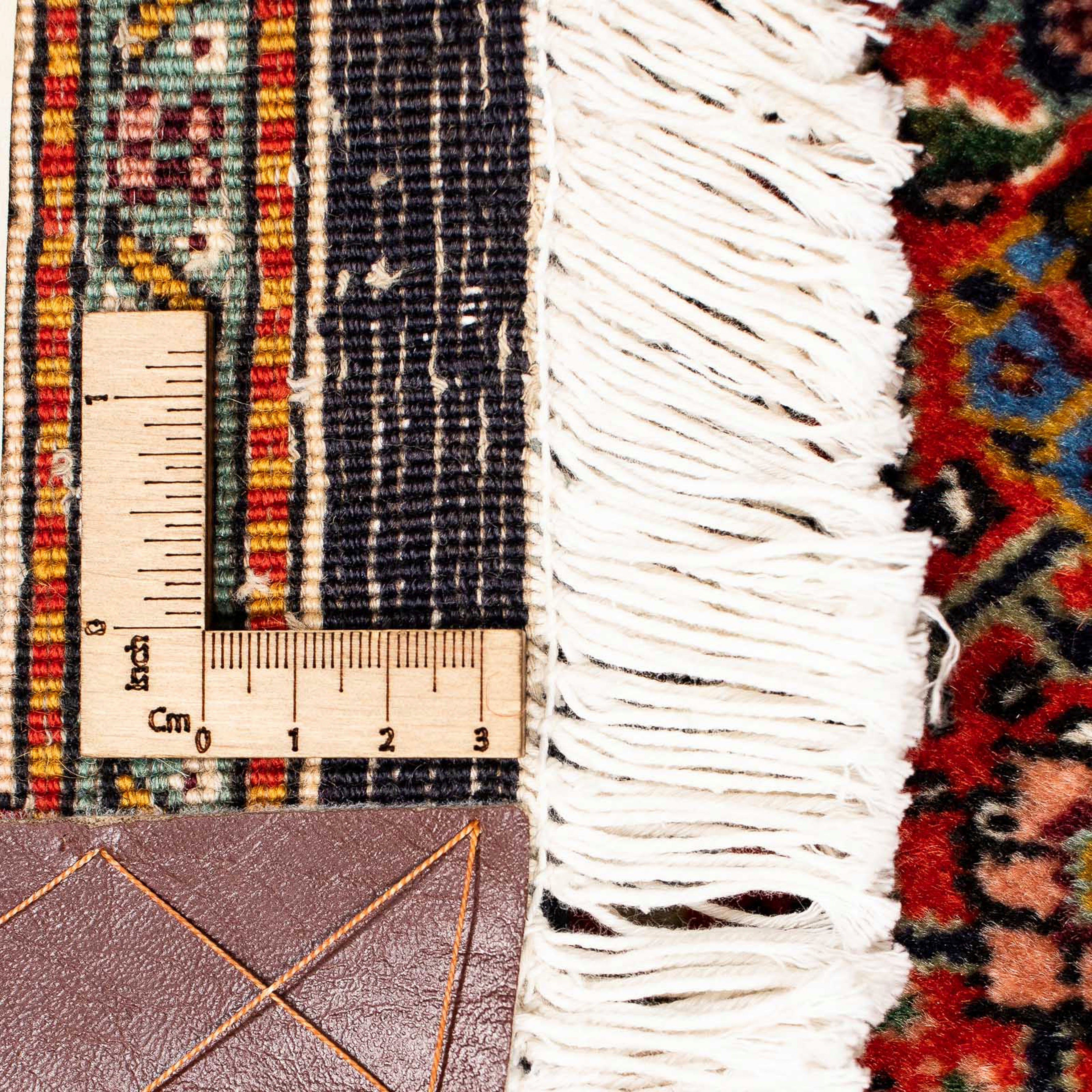 10 Perser rechteckig, Einzelstück mehrfarbig, mit x cm Handgeknüpft, - Zertifikat morgenland, Orientteppich Täbriz - 308 415 Wohnzimmer, mm, - Höhe: