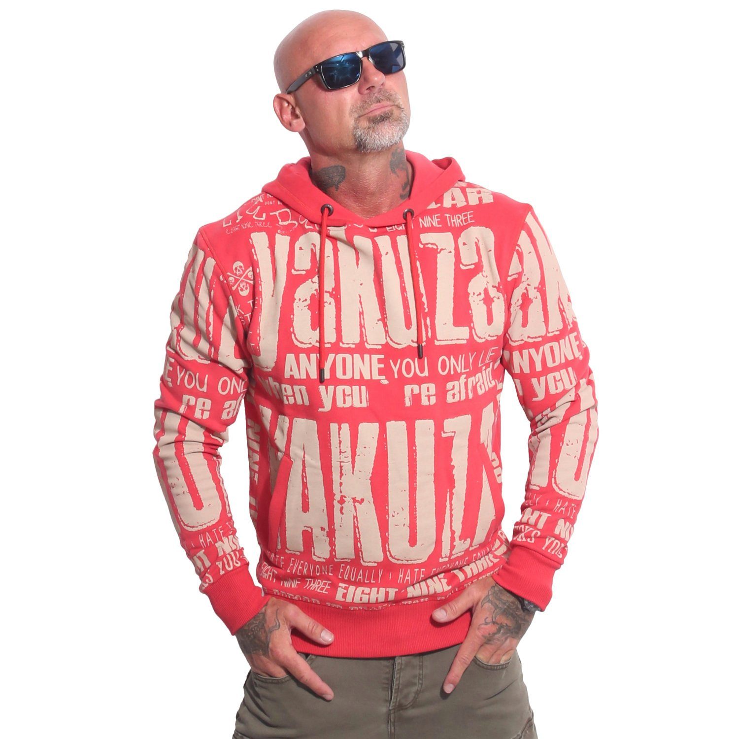 YAKUZA Hoodie Anyone Allover günstig online kaufen