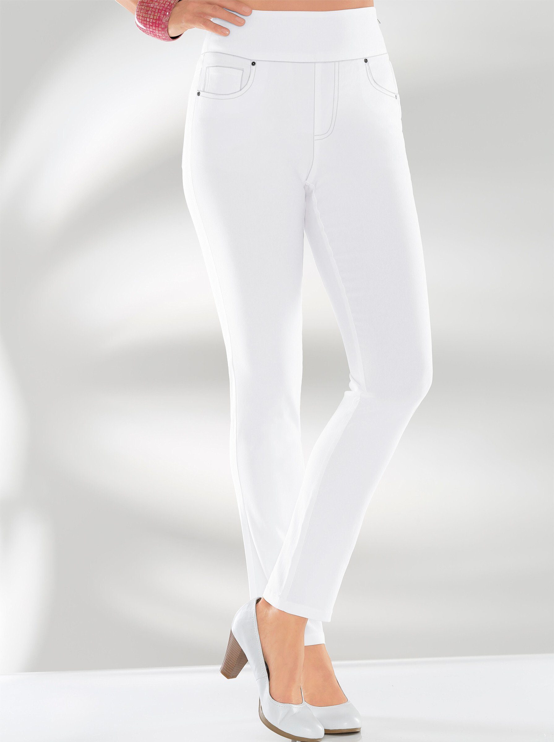 Witt Jerseyhose 5-Pocket-Hose Innenbeinlänge ca. 77 günstig online kaufen