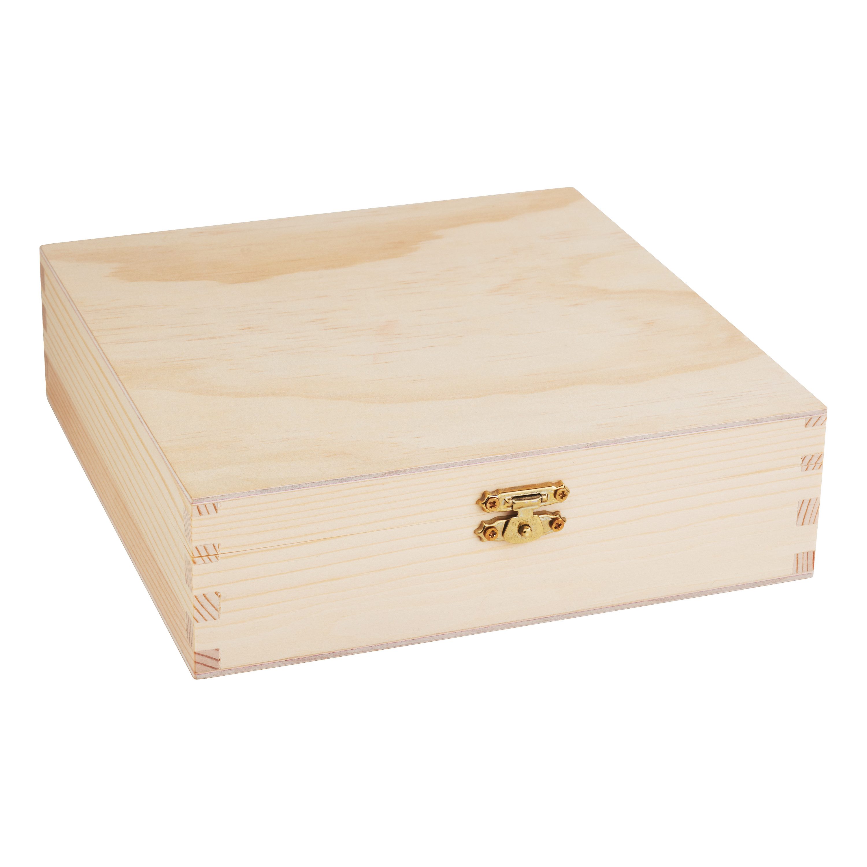 VBS Aufbewahrungsbox Serviettenbox, Kiefernholz, 18,5x18,5x5,5cm günstig online kaufen