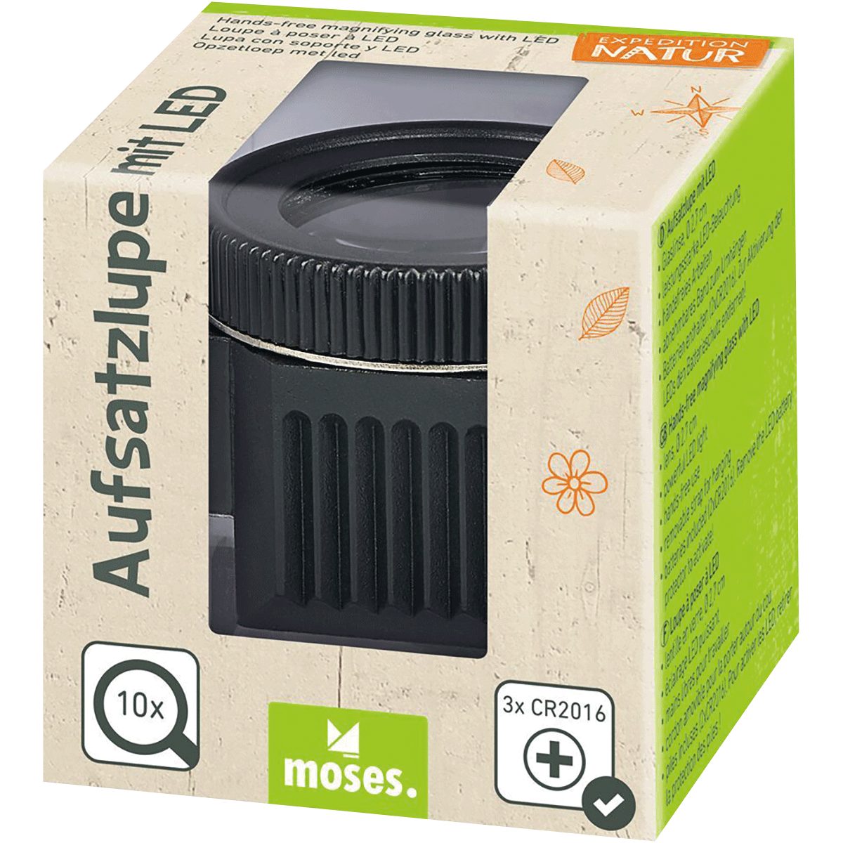 moses Handlupe moses Verlag EXP.NAT.AUFSATZLUPE