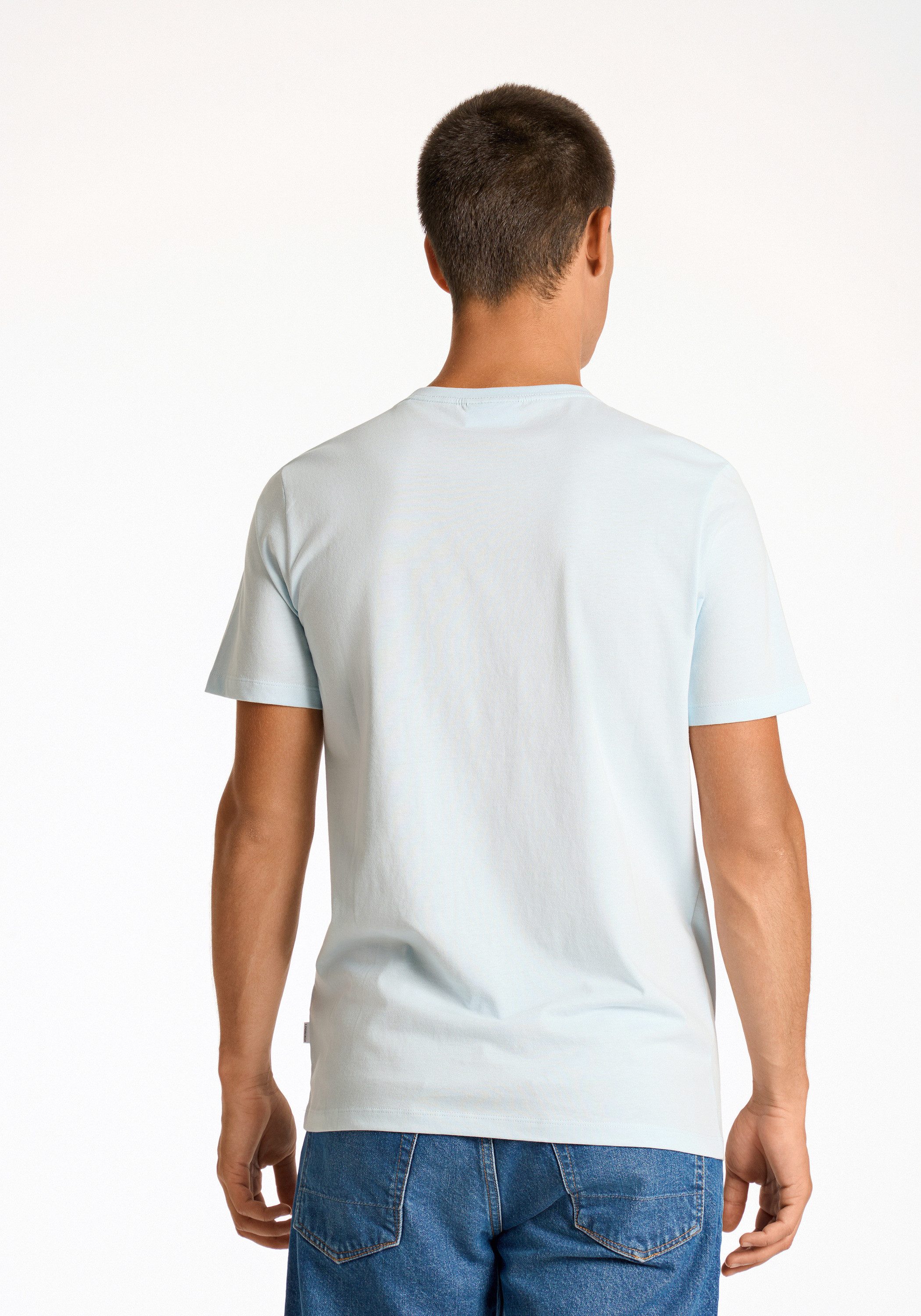 LINDBERGH T-Shirt mit Logo und Rundhalsausschnitt günstig online kaufen