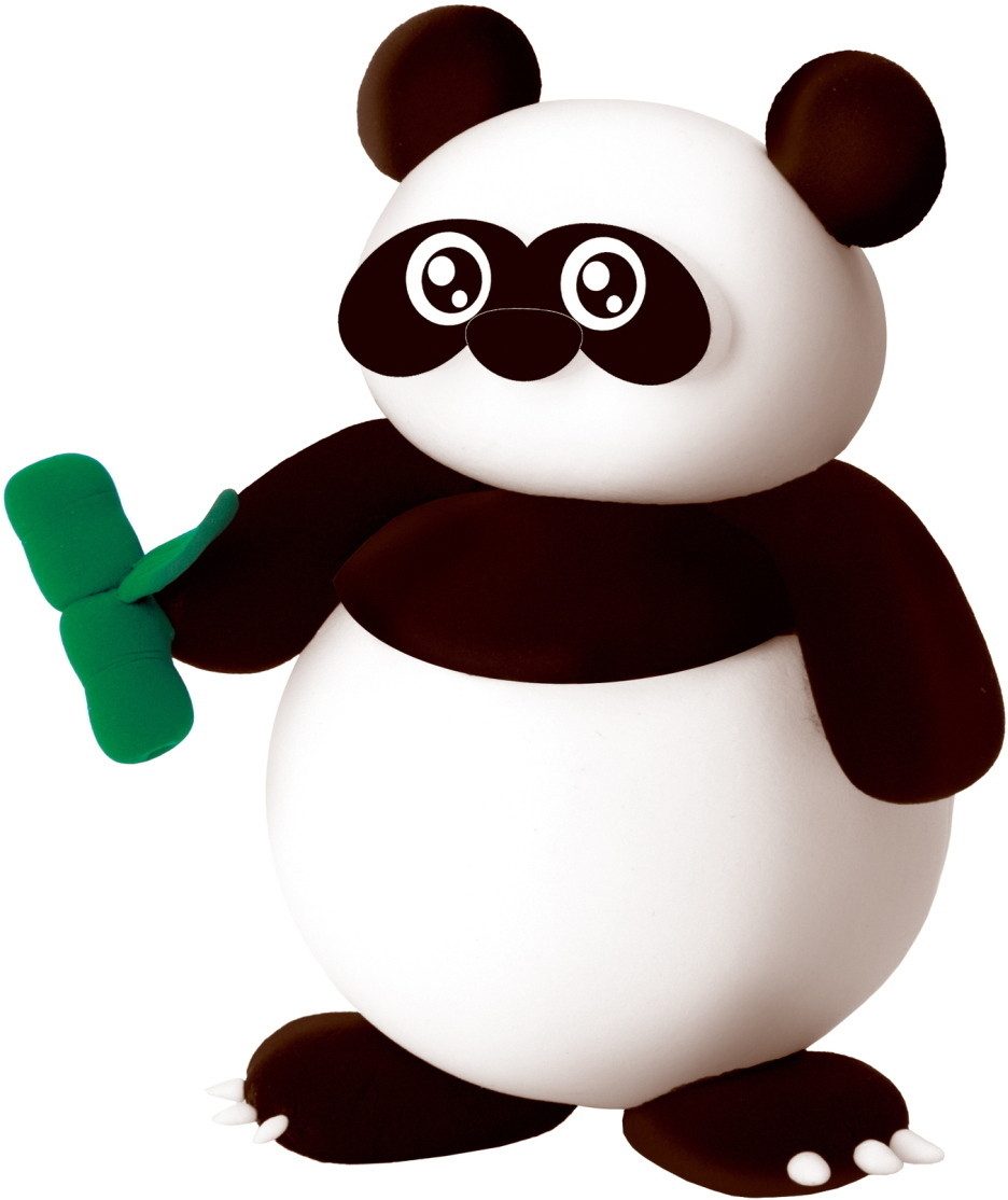 SIMBA Knete Spielzeug Kreativ Knete ART & FUN Knetset Air Dry Clay Panda 106354762