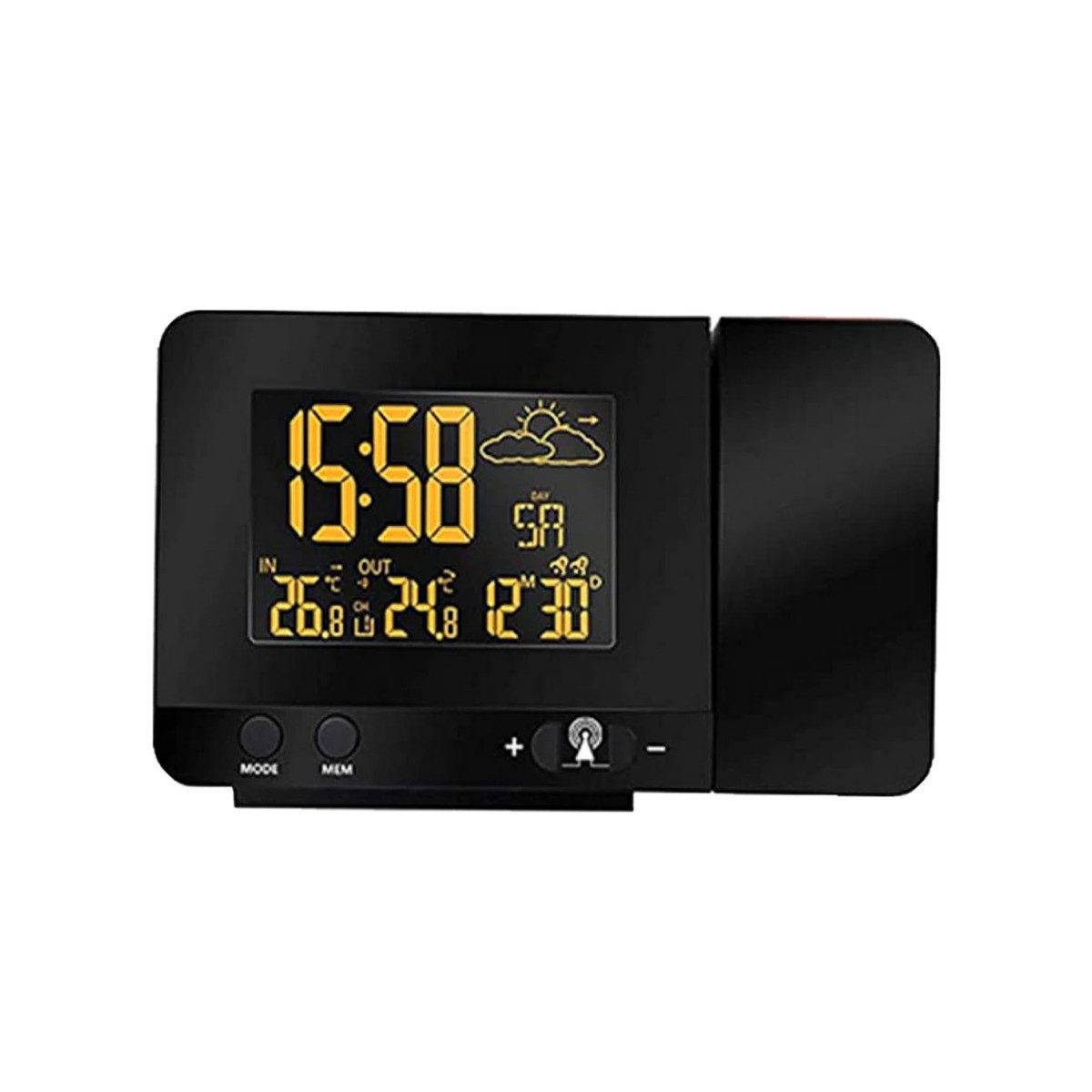 Projektionswecker Digital Wecker Uhr Digitalwecker Projektion LED Alarm Projektionsuhr