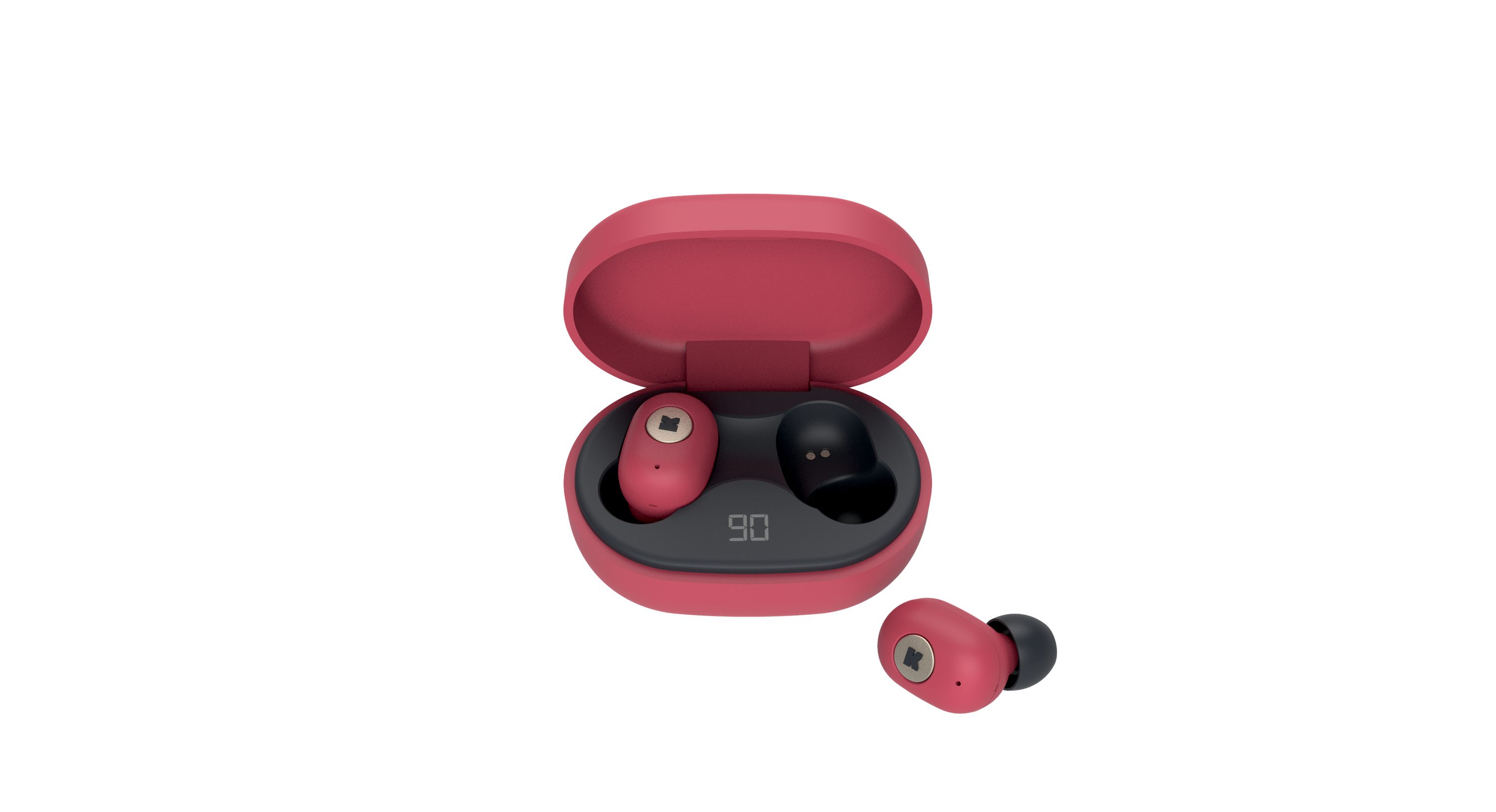 KREAFUNK On-Ear-Kopfhörer (aBEAN Bluetooth Kopfhörer) spicy red