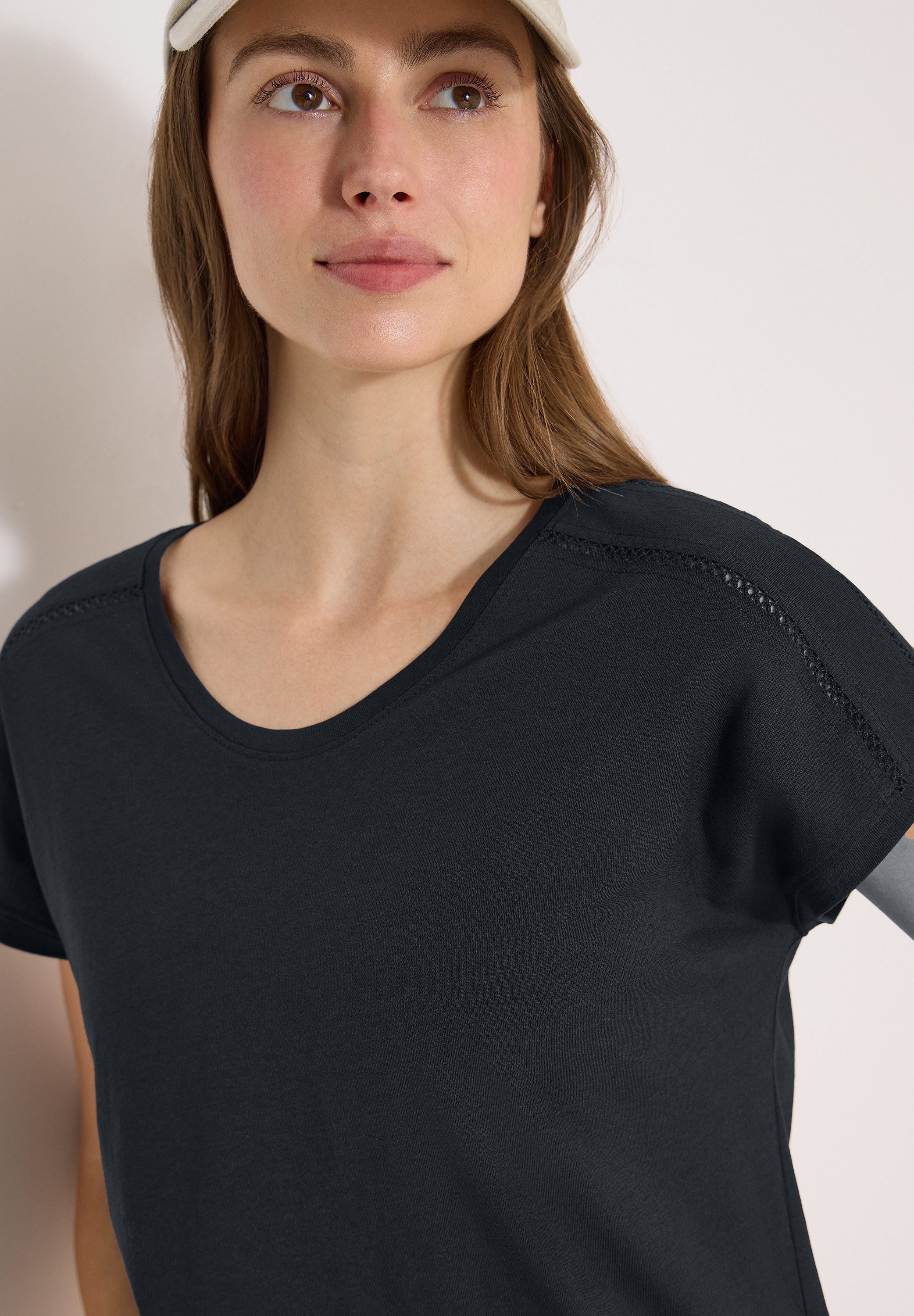 CECIL T-Shirt mit elastischem Bund