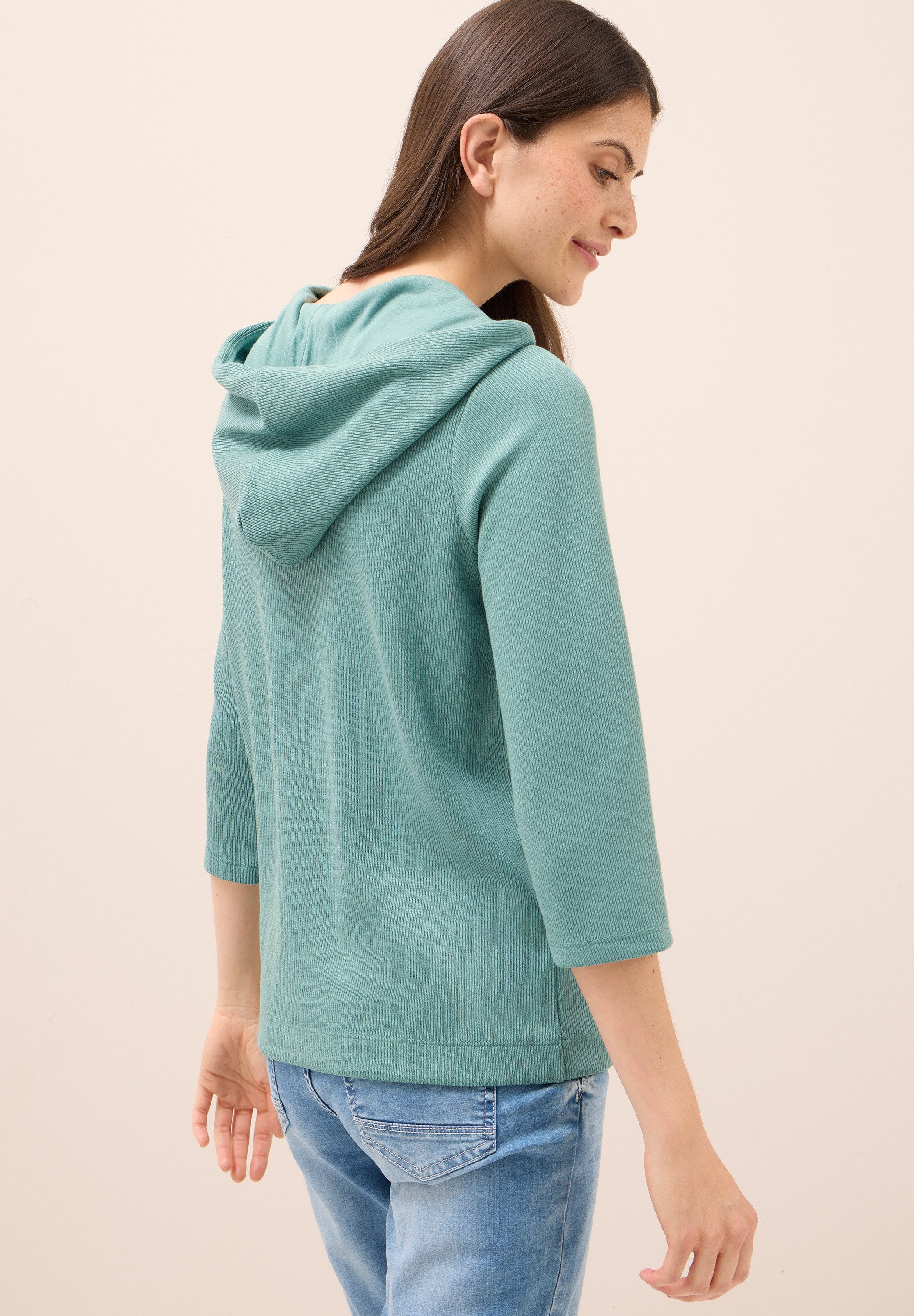 CECIL Hoodie in Rippstruktur günstig online kaufen