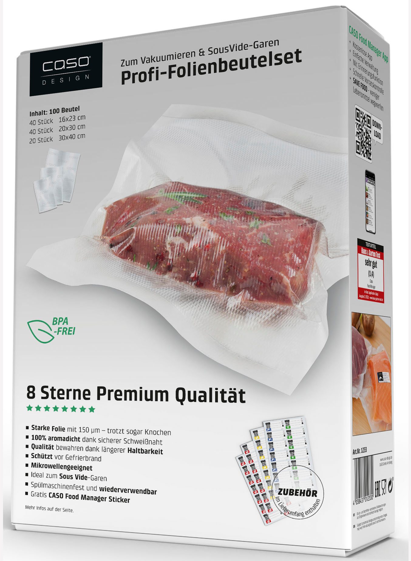 Vakuumier-Folienrollen 1233