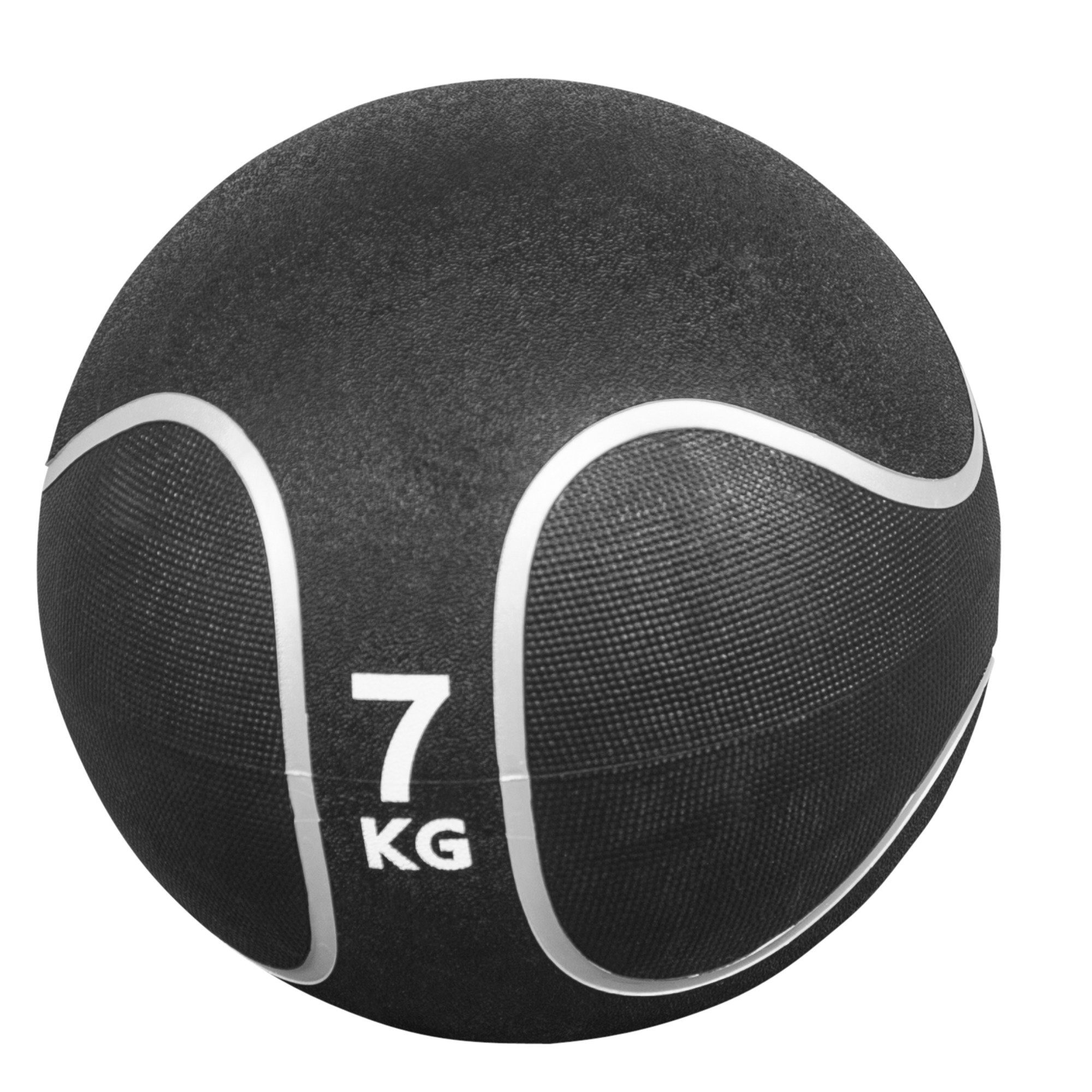 GORILLA SPORTS Medizinball Einzeln / Set, Ø 23 oder 29 cm, rutschfest, aus Gummi, Fitnessball 7 KG