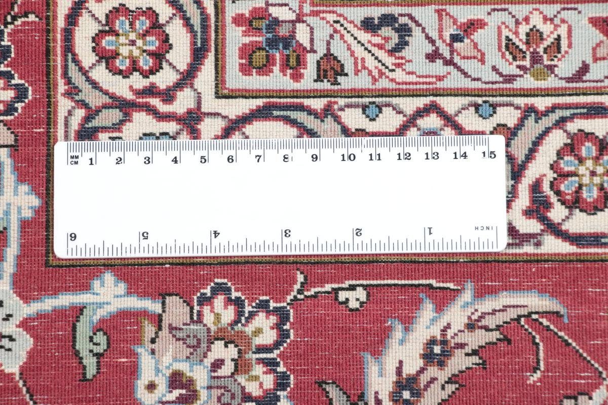 rechteckig, Orientteppich, Seidenkette mm Höhe: Handgeknüpfter Isfahan 8 Trading, Orientteppich Nain 205x315