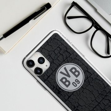 DeinDesign Handyhülle BVB Borussia Dortmund Trikot BVB Trikot Kohle und Stahl, Apple iPhone 11 Pro Max Silikon Hülle Bumper Case Handy Schutzhülle