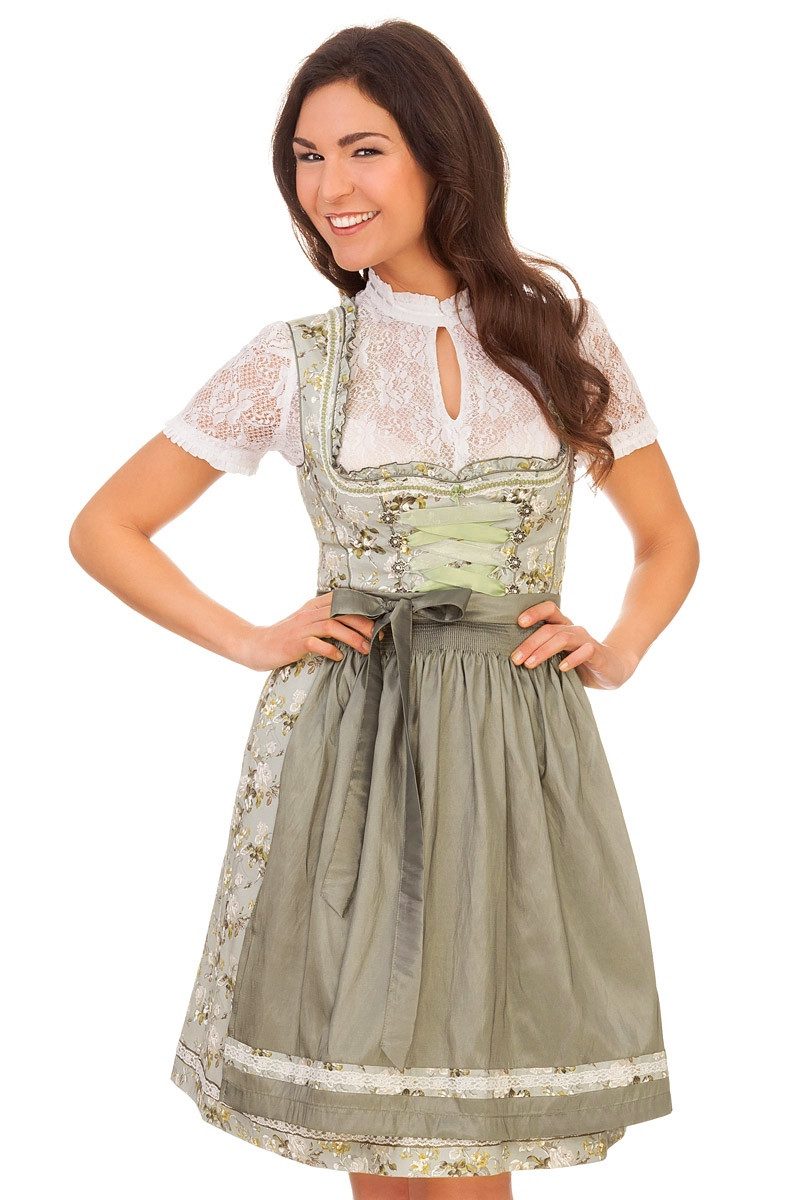 Dirndl Midi Dirndl 2tlg. - FIBI - grün