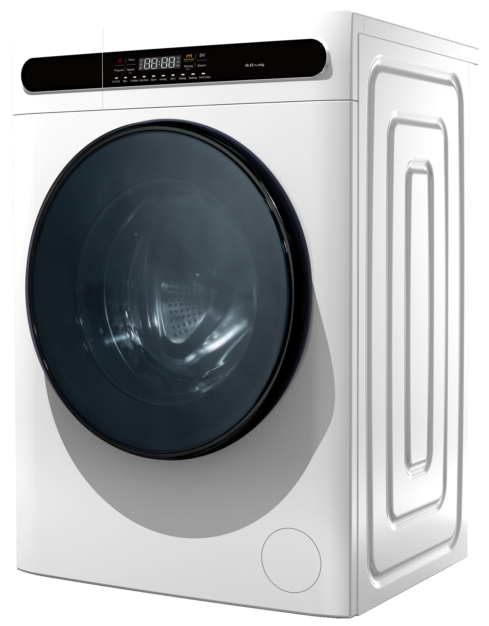 PKM Waschtrockner WT8+5BE, 8,00 kg, Startzeitvorwahl, Kindersicherung, 11 Waschprogramme