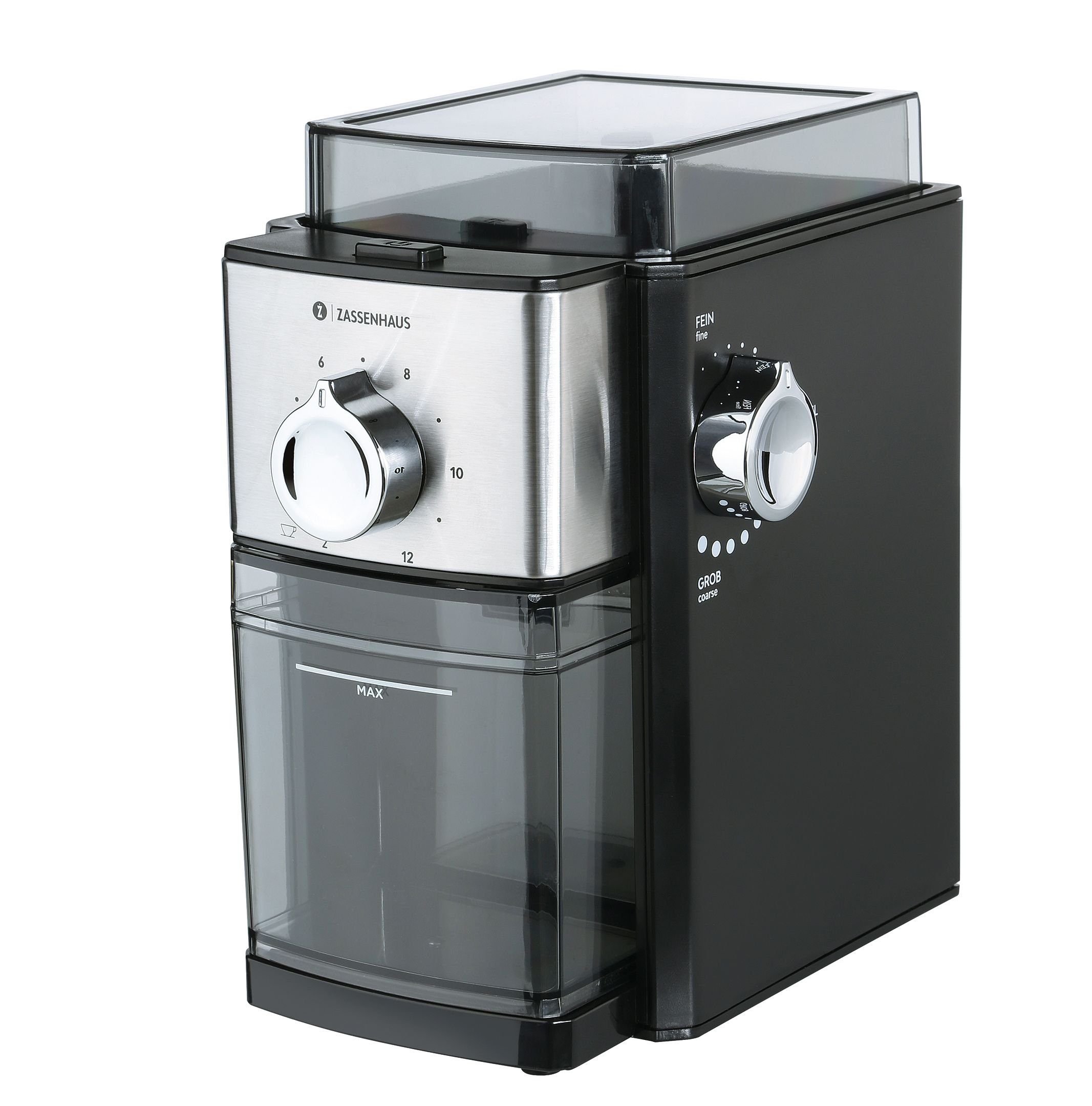 ZASSENHAUS Kaffeemühle Zassenhaus - Elektrische Kaffeemühle "Kingston Steel" 043037