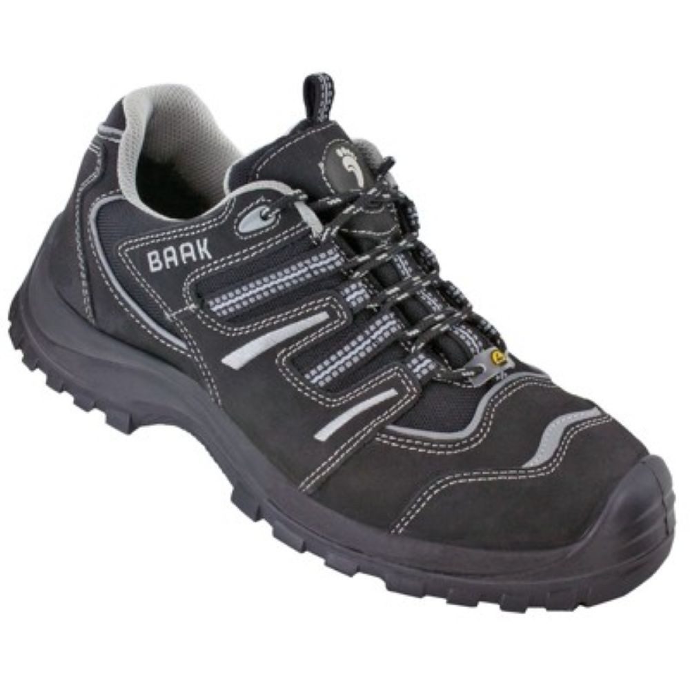 Baak Peter Sports 7204 Halbschuh schwarz/grau S3 SRC ESD Sicherheitsschuh