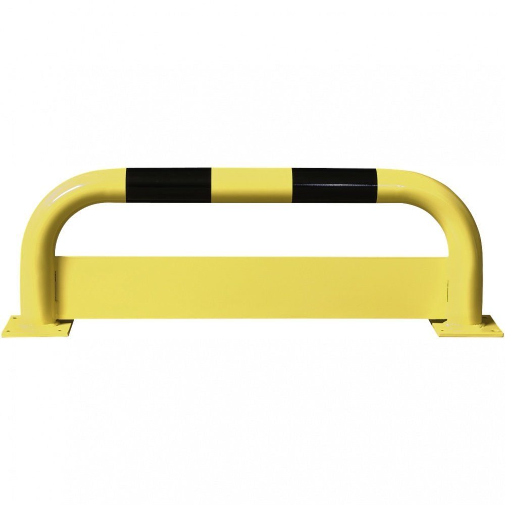 Hinweisschild Rammschutz-Bügel mit Unterfahrschutz, Inneneinsatz, Stahl, 1000x350 mm