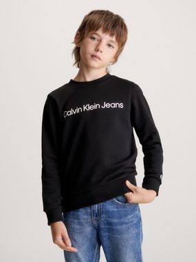 Calvin Klein Jeans Sweatshirt INST. LOGO REGULAR CN für Kinder bis 16 Jahre