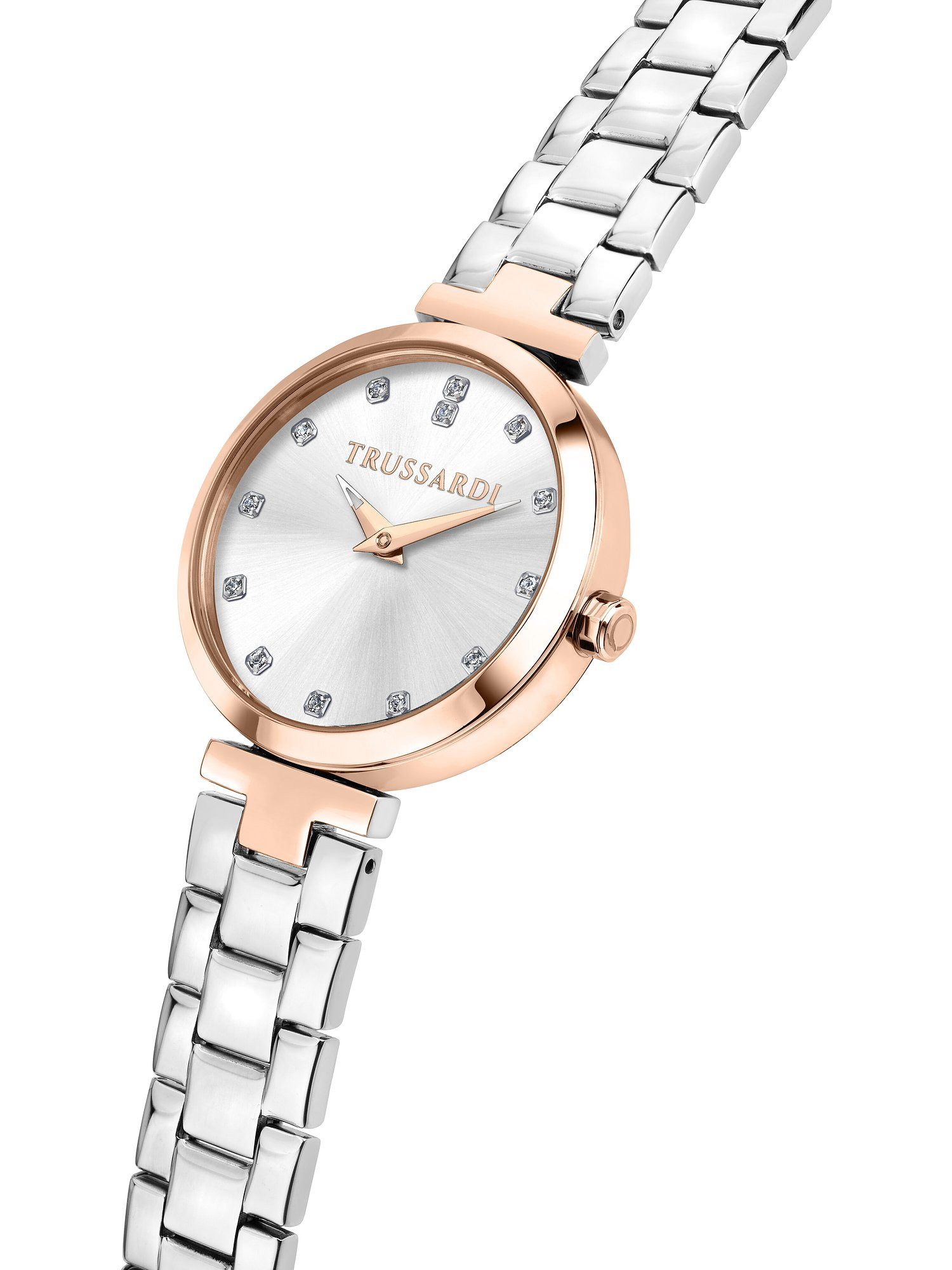Trussardi Quarzuhr Trussardi Damen-Uhren Analog Quarz