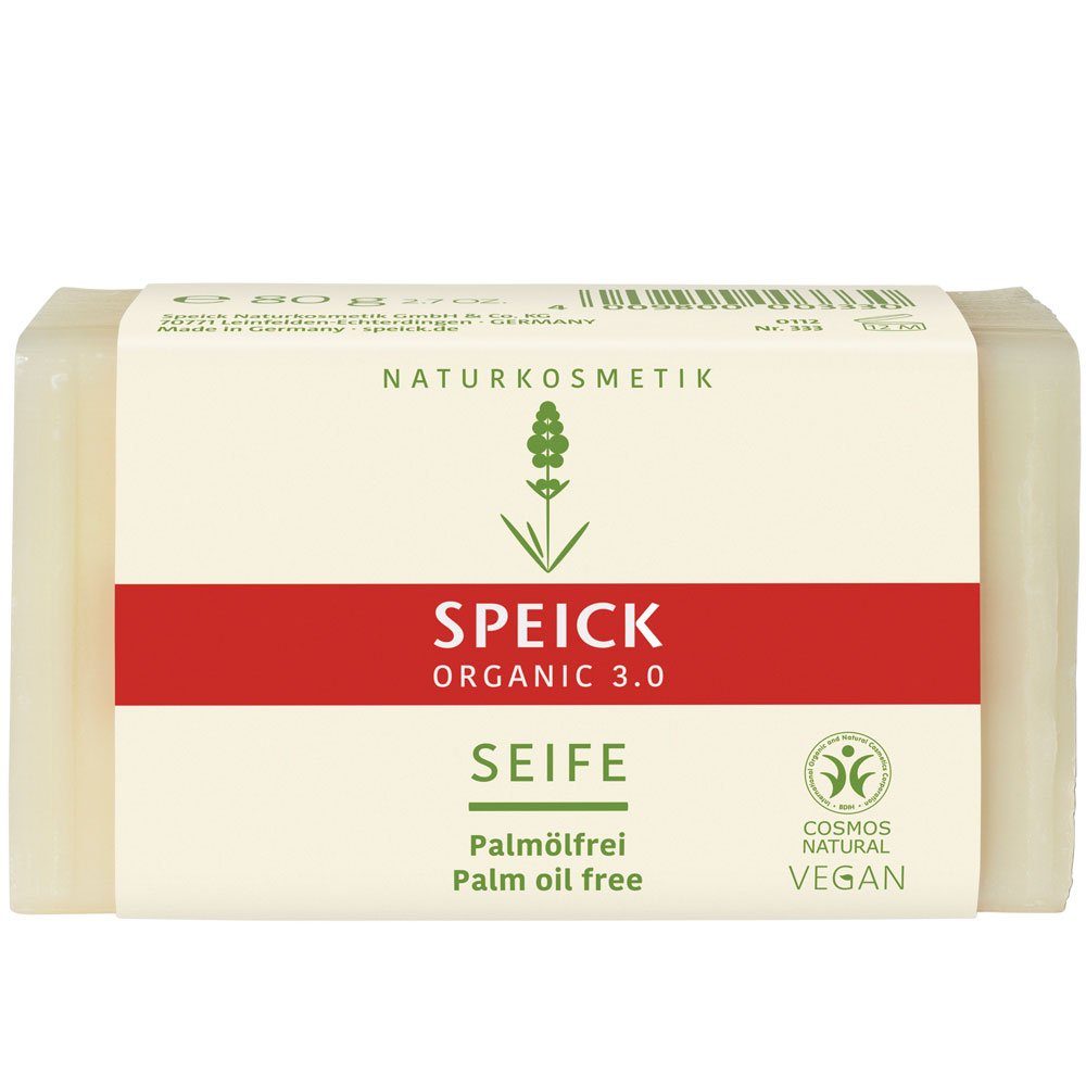 Speick Naturkosmetik GmbH & Co. KG Feste Duschseife Organic Seife, 80 g