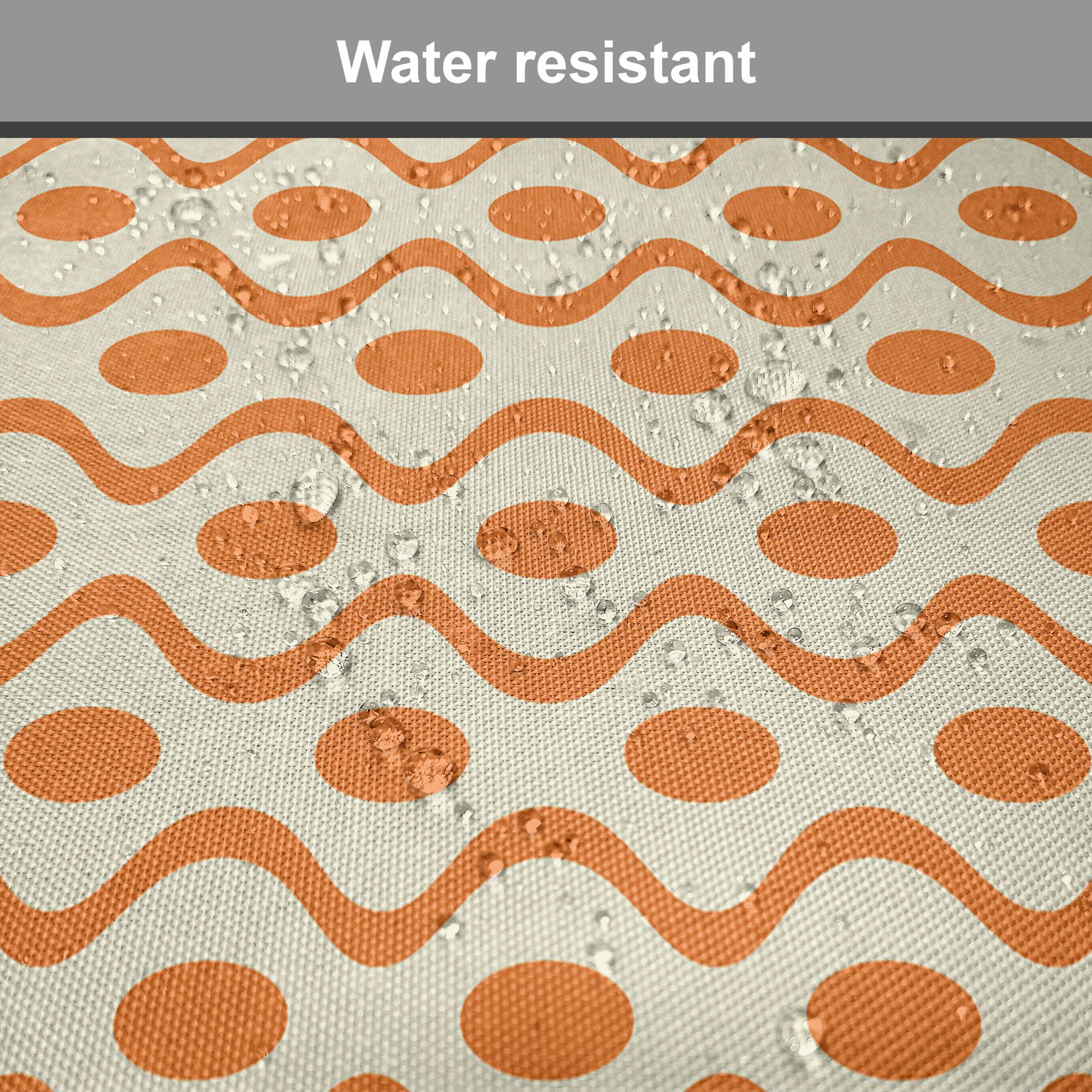 Wellenförmige Kissen wasserfestes Jahrgang Riemen Dekoratives Abakuhaus Küchensitze, Muster mit Elliptic für Stuhlkissen