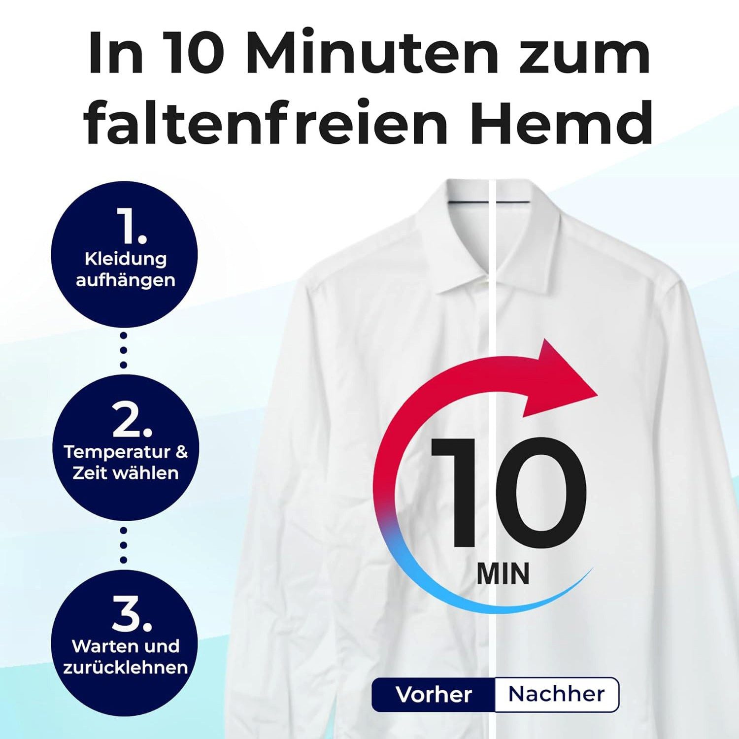 KLAMER Bügelsystem Hemdenbügler Pro 1400W Bügelpuppe mit Aufsätzen für Hemden, Hosen & S…, 1400 W, Präzise Temperatursteuerung, Intelligente Luft- und Heiztechnologie