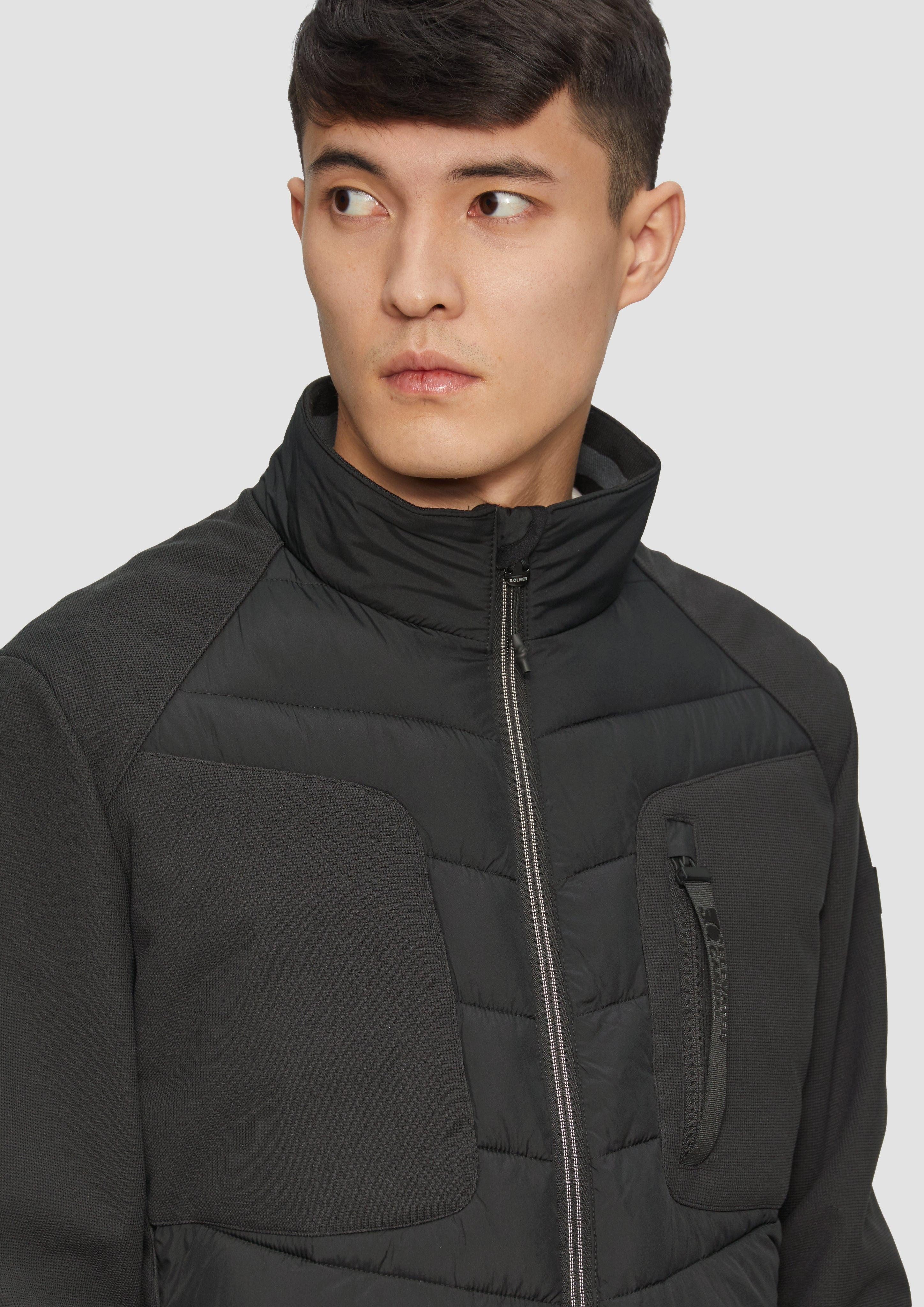 s.Oliver Allwetterjacke Materialmix-Jacke mit sportiven Kontrastdetails günstig online kaufen