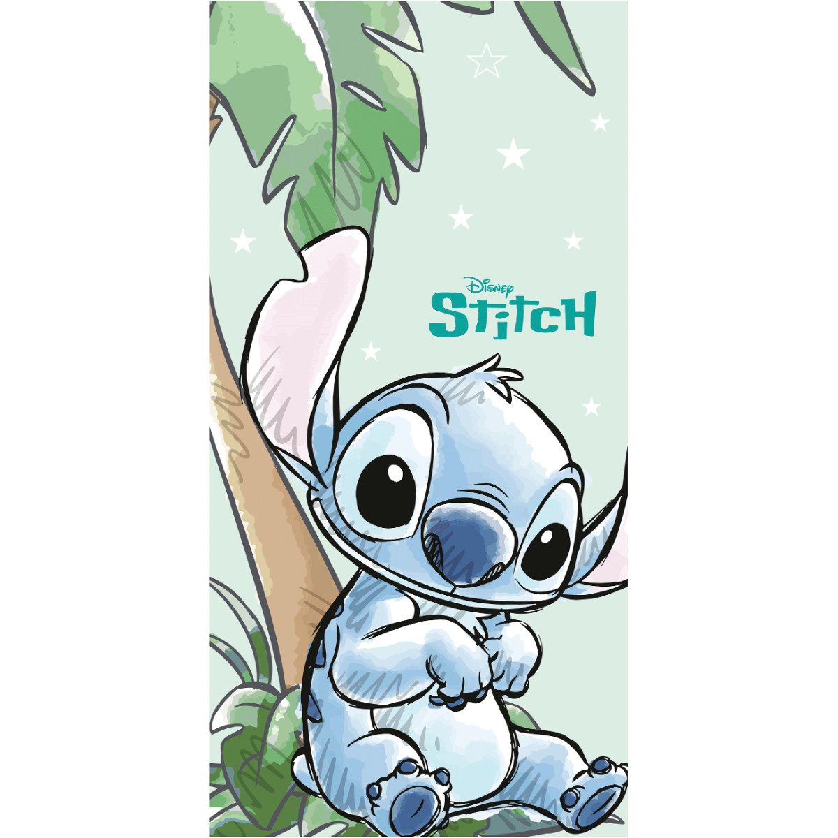 Lilo & Stitch Strandtuch Stripes 100 % Polyester 70 x 140 cm für Bad Strand und Reise