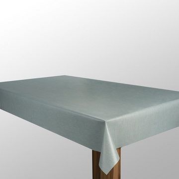 laro Tischdecke Wachstuch-Tischdecken Hellblau Meliert rechteckig