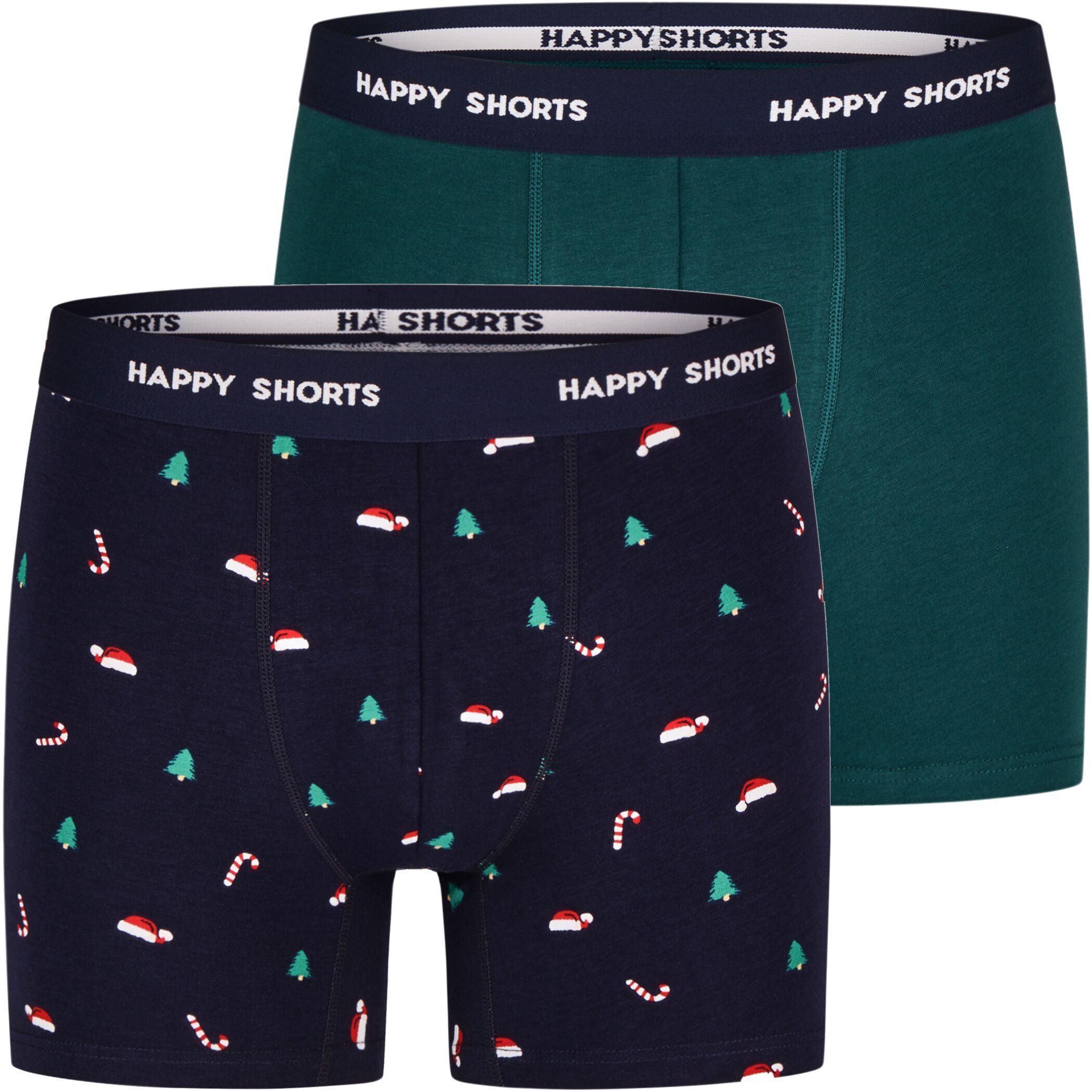 HAPPY SHORTS Trunk 2 Happy Shorts Jersey Trunk Herren Boxershorts Pant Weih günstig online kaufen