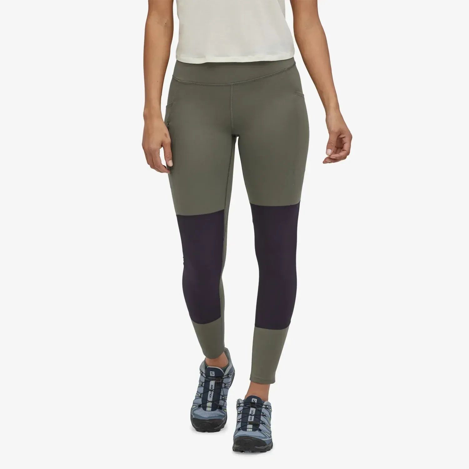 basin Tights BSNG W´s green Outdoorhose Out Patagonia Hike Pack