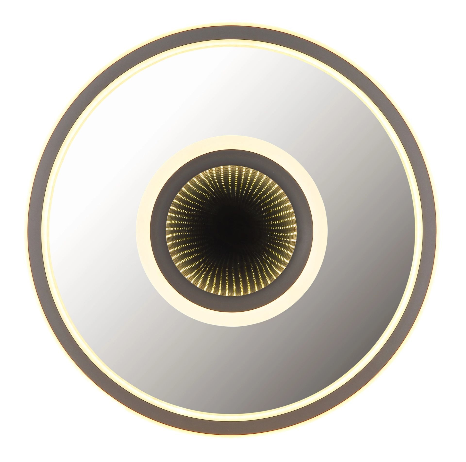 GLOBO LIGHTING LED Deckenleuchte CARA, Memoryfunktion, LED fest integriert, Warmweiß, Deckenlampe, Designleuchte, Wohnzimmer, Schlafzimmer, rund